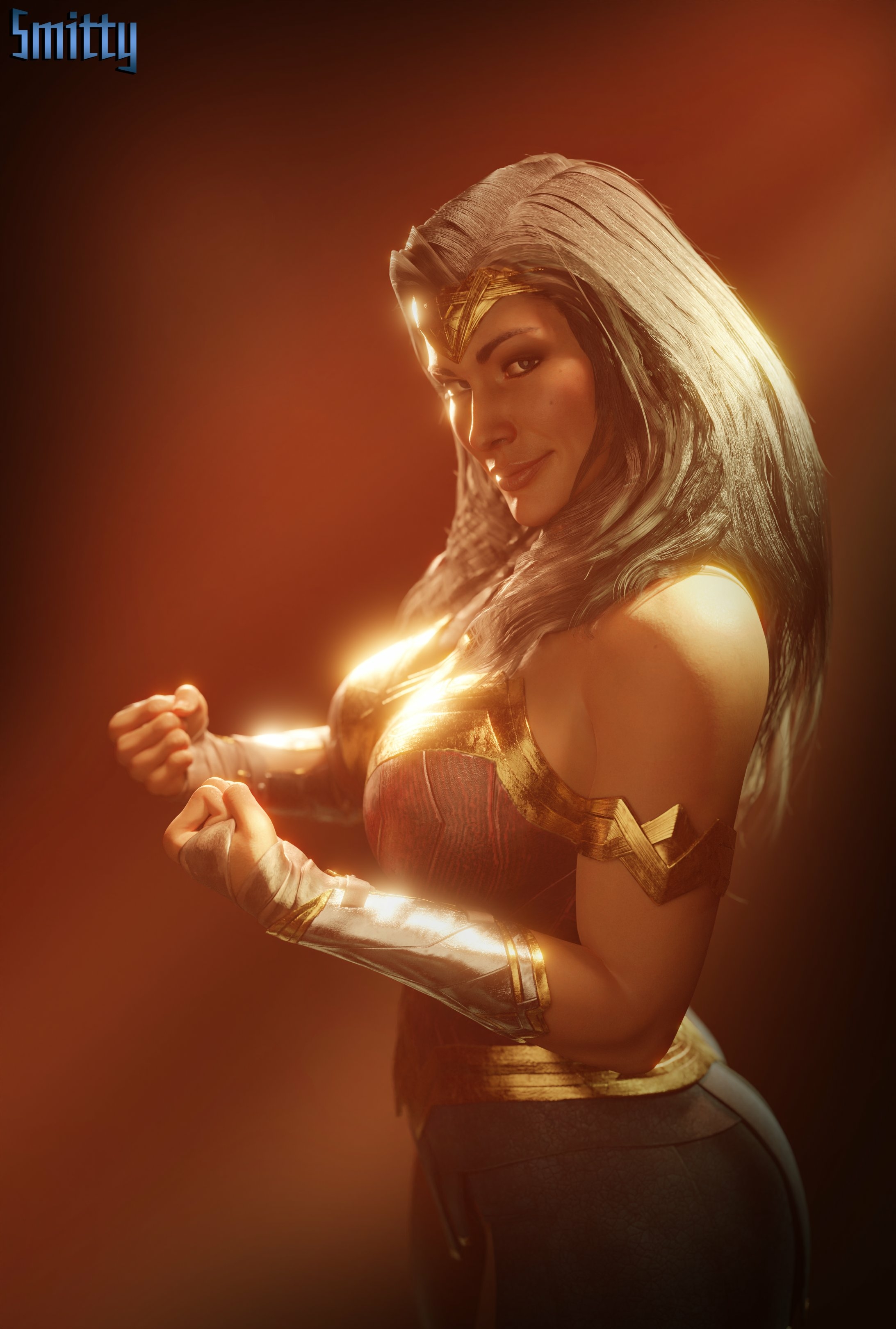 A warm Wondy. Wonder Woman Wonder Woman Series Ass Cake Boobs Big boobs Big Ass Big Tits Horny Face Horny Sexy 3d Porn