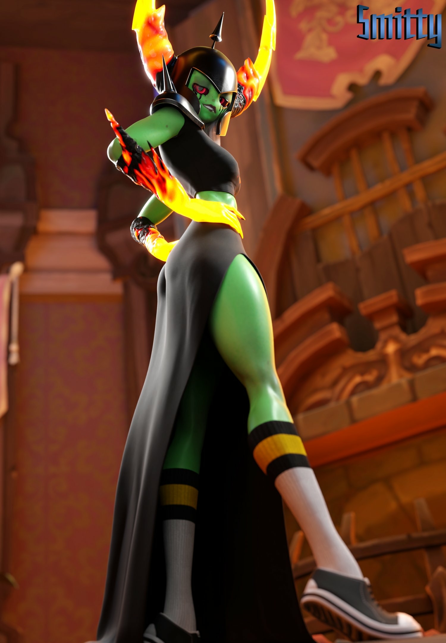 Careful.  She s a bad guy. Lord Dominator Wander Over Yonder Cake Boobs Big boobs Big Ass Big Tits Horny Face Horny Sexy 3d Porn