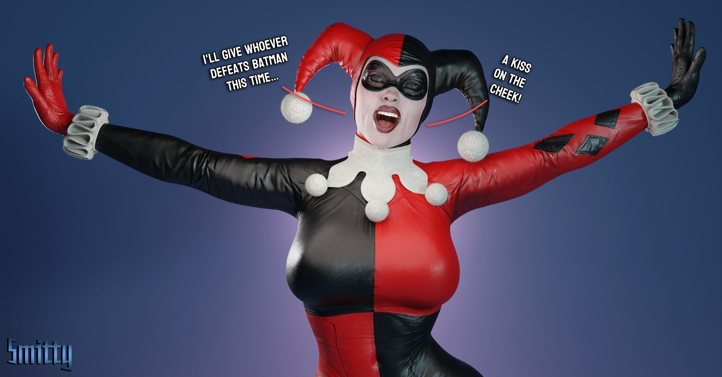 An offer you can t refuse Harley Quinn Suicide Squad Boobs Big boobs Big Tits Ass Cake Sexy Horny Face Horny 3d Porn