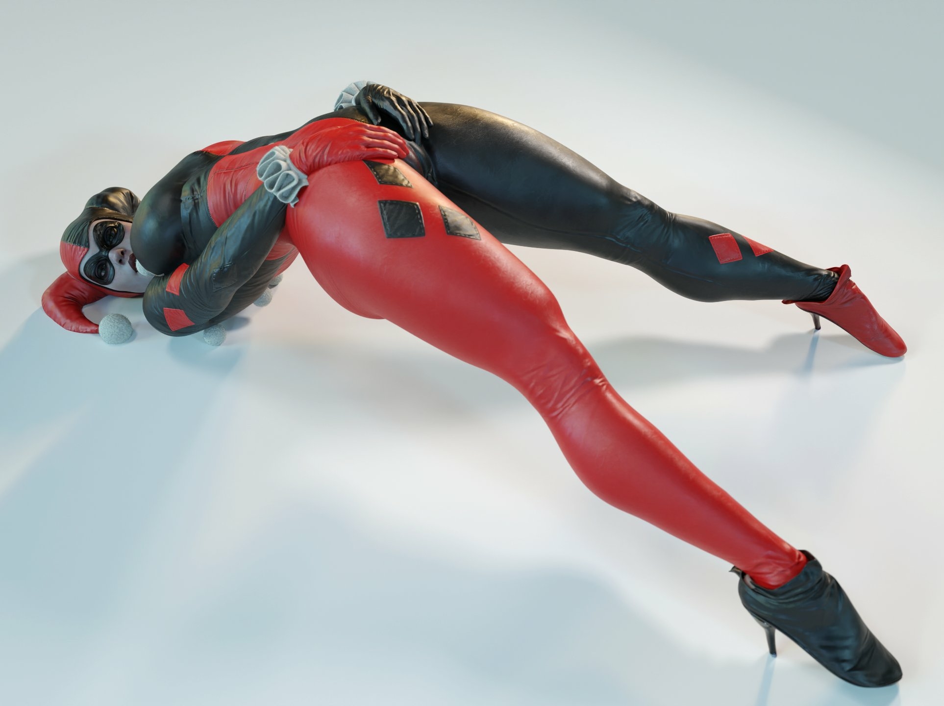 Mornin ya ll.  Have some silly clown girl to start your day. Harley Quinn Suicide Squad Ass Cake Sexy Horny Face Horny Boobs Big boobs Big Tits 3d Porn 4