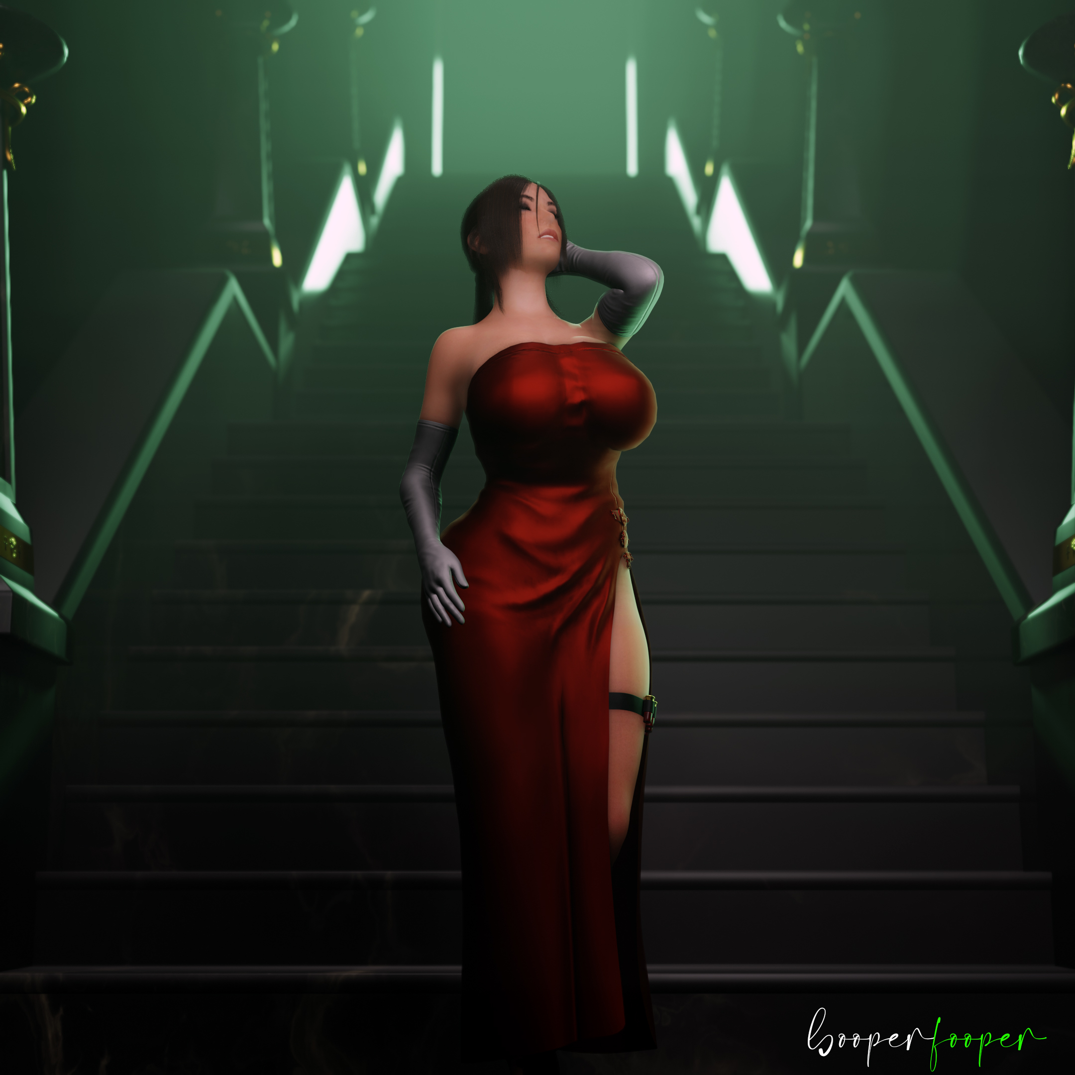 lara in red Lara Croft Tomb Raider Ass Boobs Big boobs Horny Face Horny Sexy 3d Porn