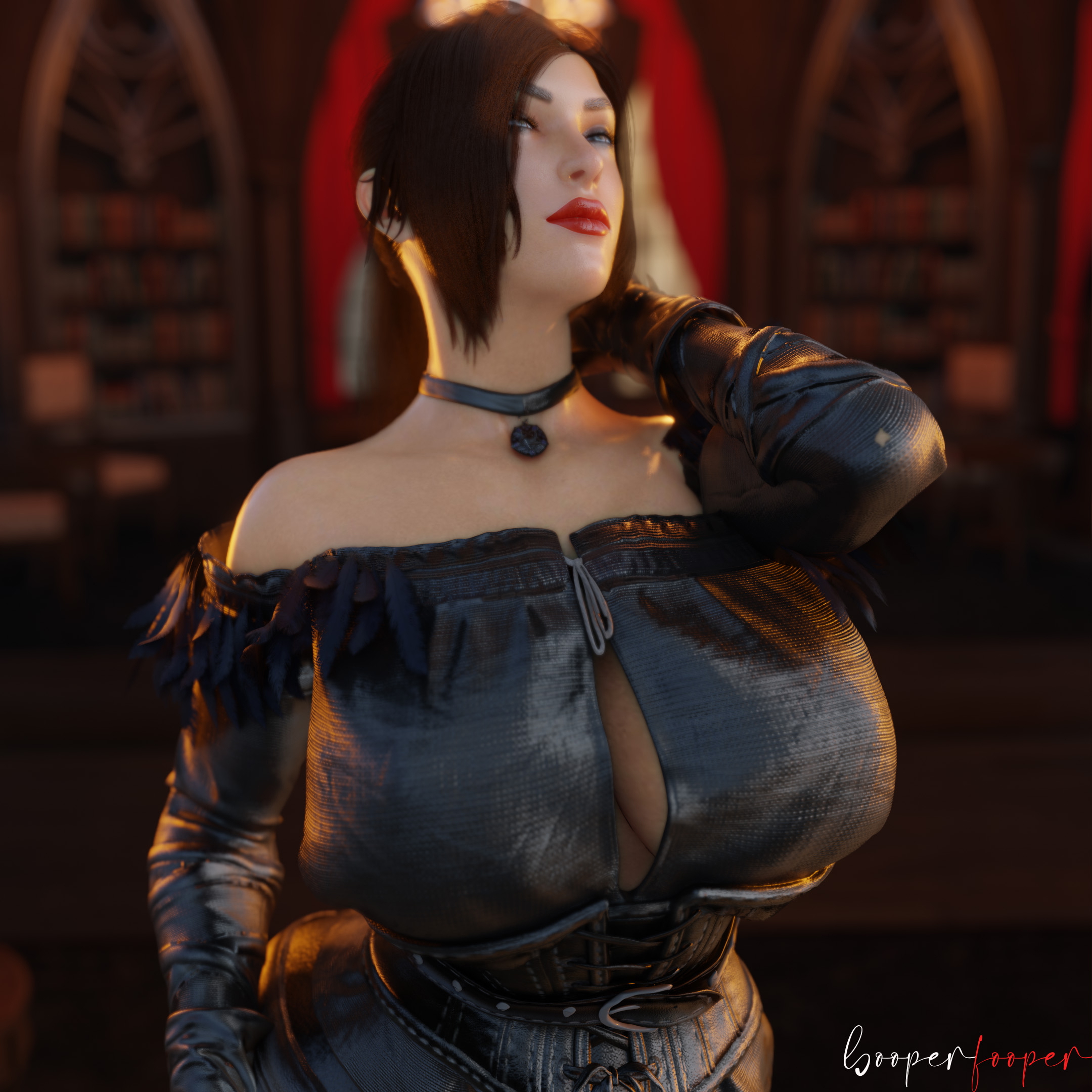 𝐿𝒶𝓇𝒶 𝒸𝑜𝓈𝓅𝓁𝒶𝓎𝓈 𝒶𝓈 𝒴𝑒𝓃𝓃𝑒𝒻𝒻𝑒𝓇... Lara Croft Tomb Raider Nipples Pink Nipples Pussy Sexy Lingerie Naked Ass Boobs Big boobs Horny Face Horny Sexy 3d Porn 2