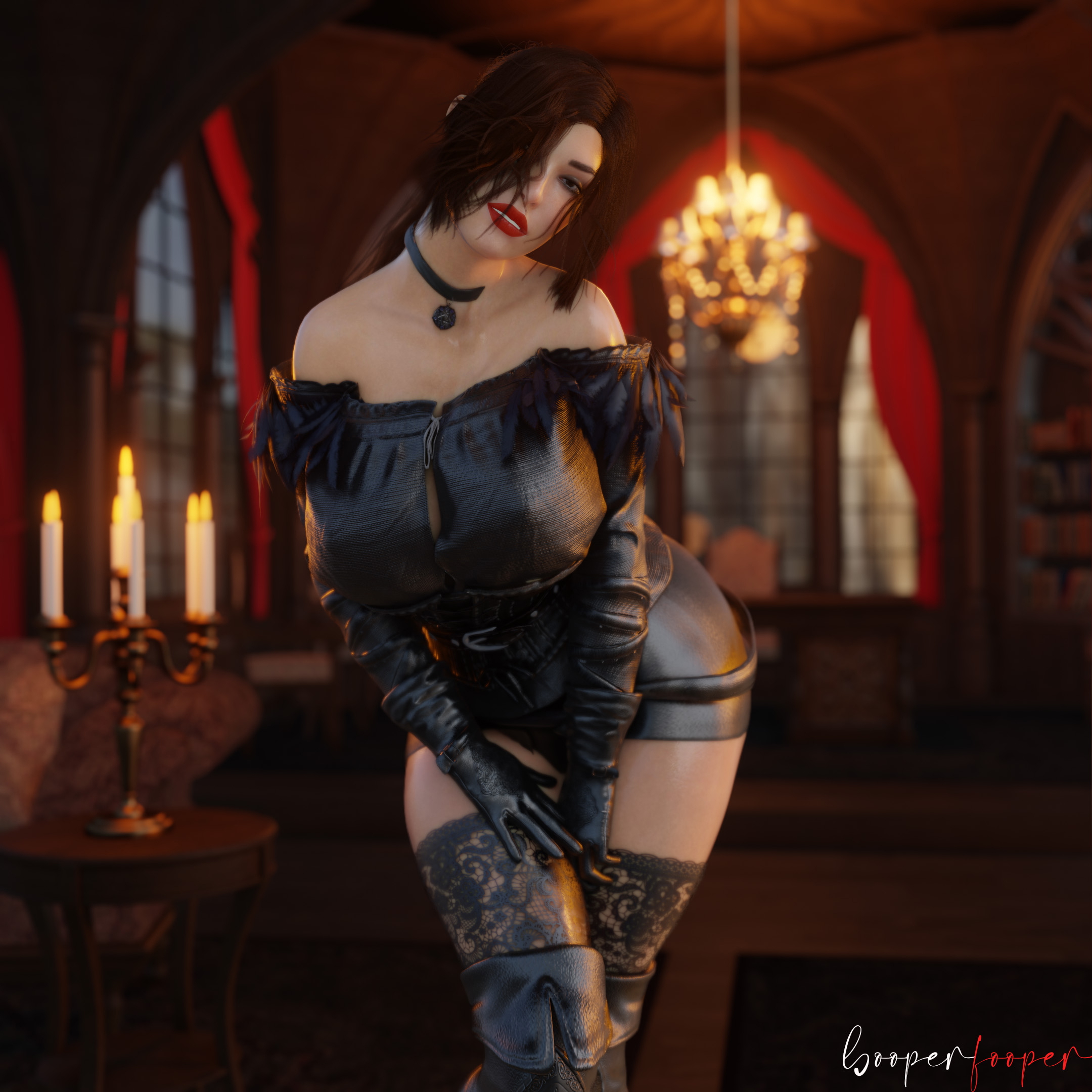 𝐿𝒶𝓇𝒶 𝒸𝑜𝓈𝓅𝓁𝒶𝓎𝓈 𝒶𝓈 𝒴𝑒𝓃𝓃𝑒𝒻𝒻𝑒𝓇... Lara Croft Tomb Raider Nipples Pink Nipples Pussy Sexy Lingerie Naked Ass Boobs Big boobs Horny Face Horny Sexy 3d Porn 3