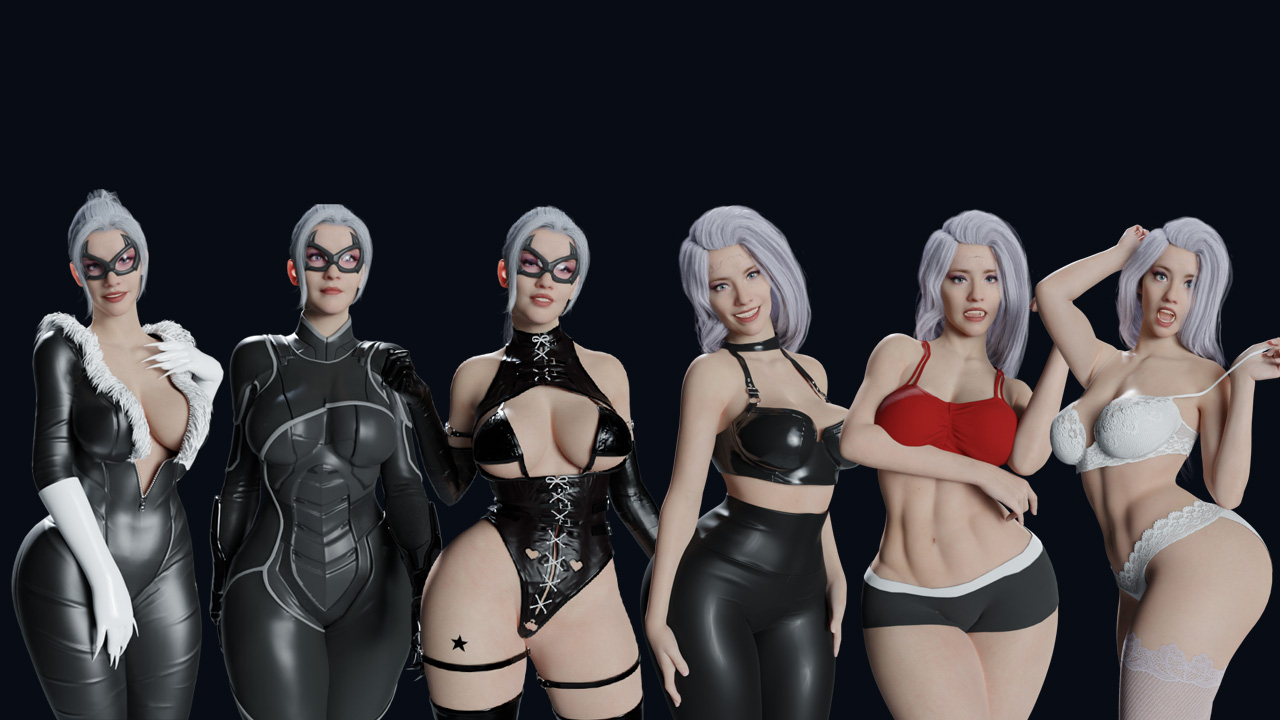 𝒷𝓁𝒶𝒸𝓀𝒸𝒶𝓉 Black Cat Marvel Lingerie Sexy Lingerie Ass Boobs Big boobs Horny Face Horny Sexy 3d Porn