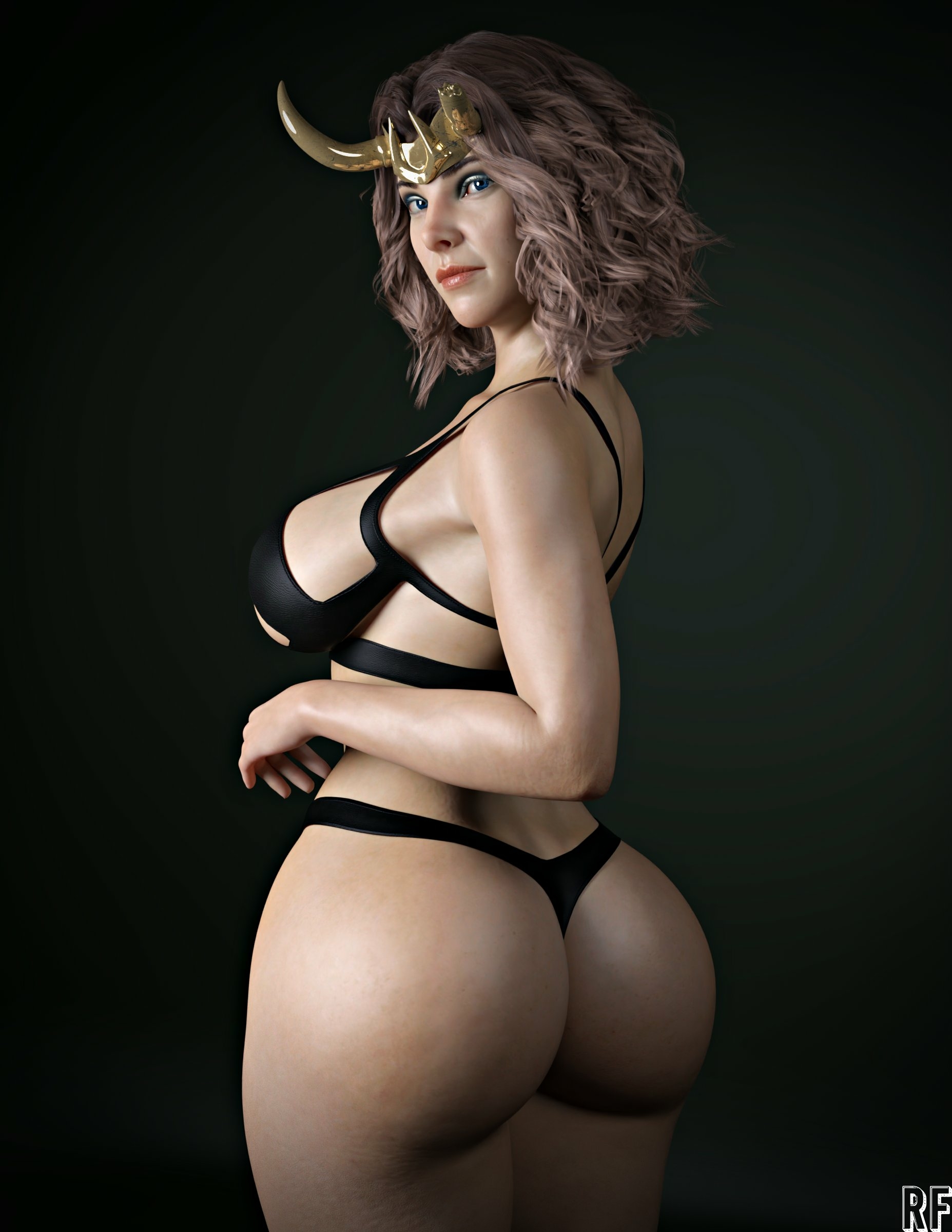 sylvie Sylvie Marvel Lingerie Sexy Lingerie Boobs Big boobs Ass Big Ass Sexy Horny Face Horny 3d Porn
