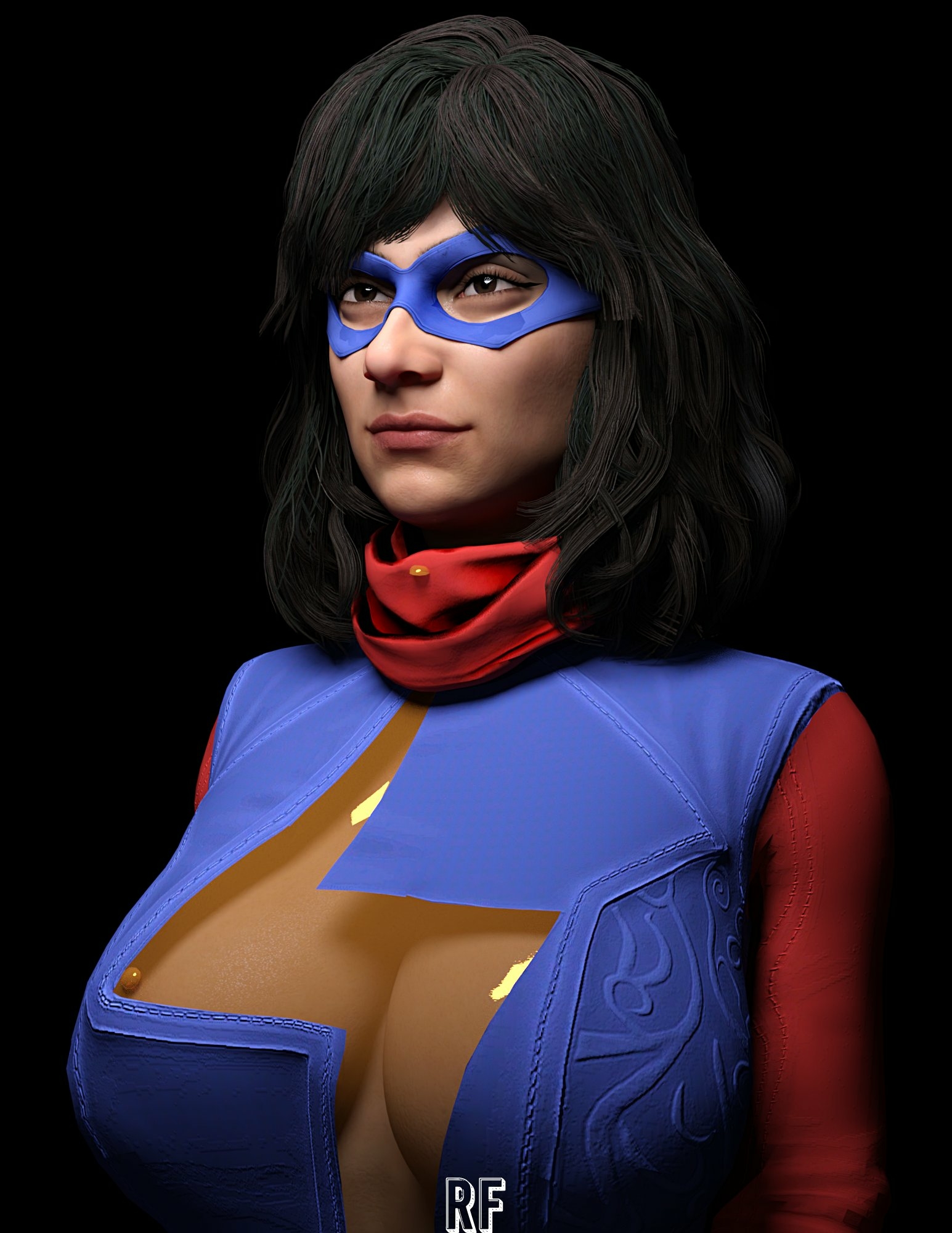 Kamala Kamala Khan Marvel Ass Big Ass Lingerie Sexy Lingerie Bikini Boobs Big boobs Sexy Horny Face Horny 3d Porn