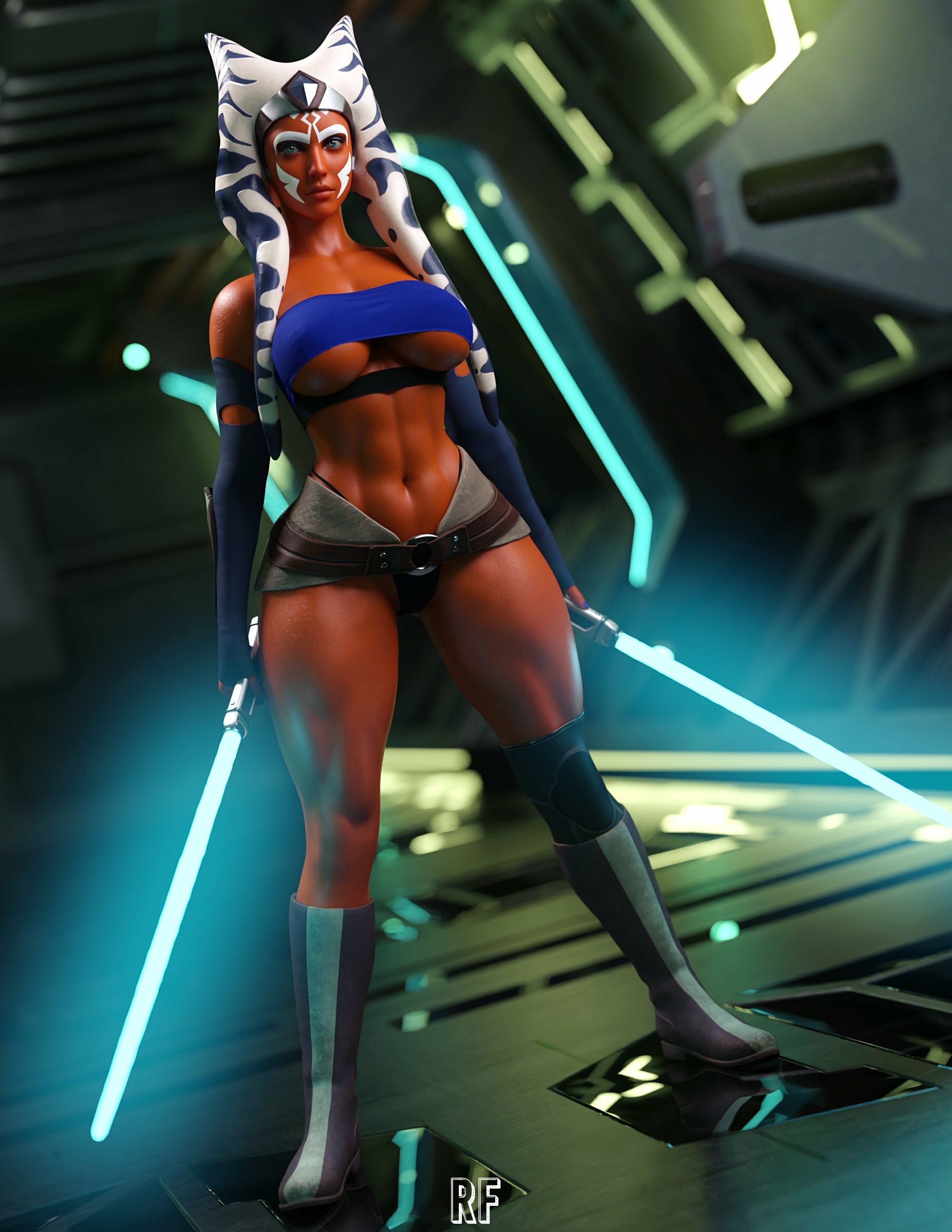 Ahsoka Ahsoka Tano Starwars Lingerie Sexy Lingerie Boobs Big boobs Ass Horny Face Horny Sexy 3d Porn