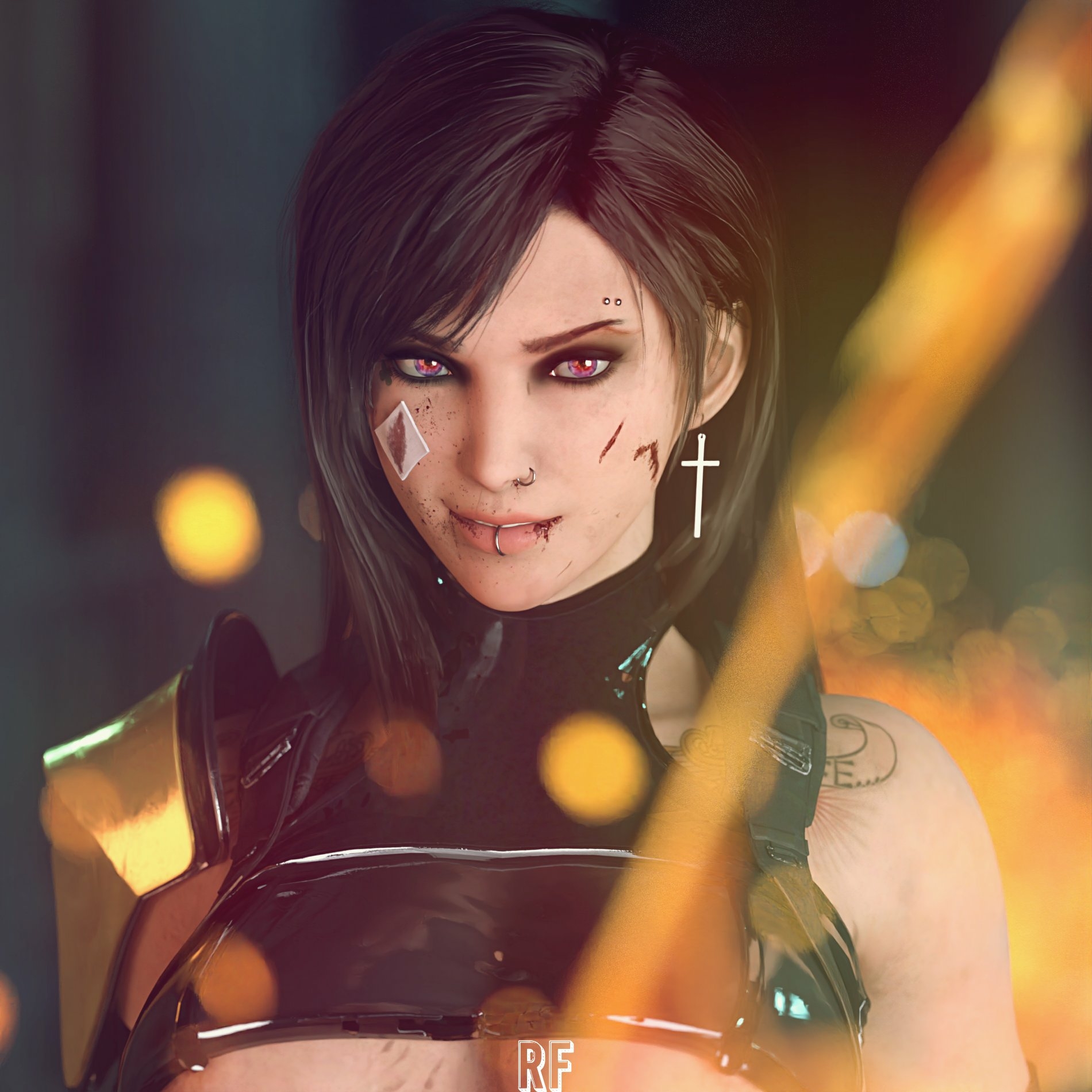 Bad Tifa Tifa Lockhart Final Fantasy Cake Boobs Big boobs Ass Horny Face Horny Sexy 3d Porn