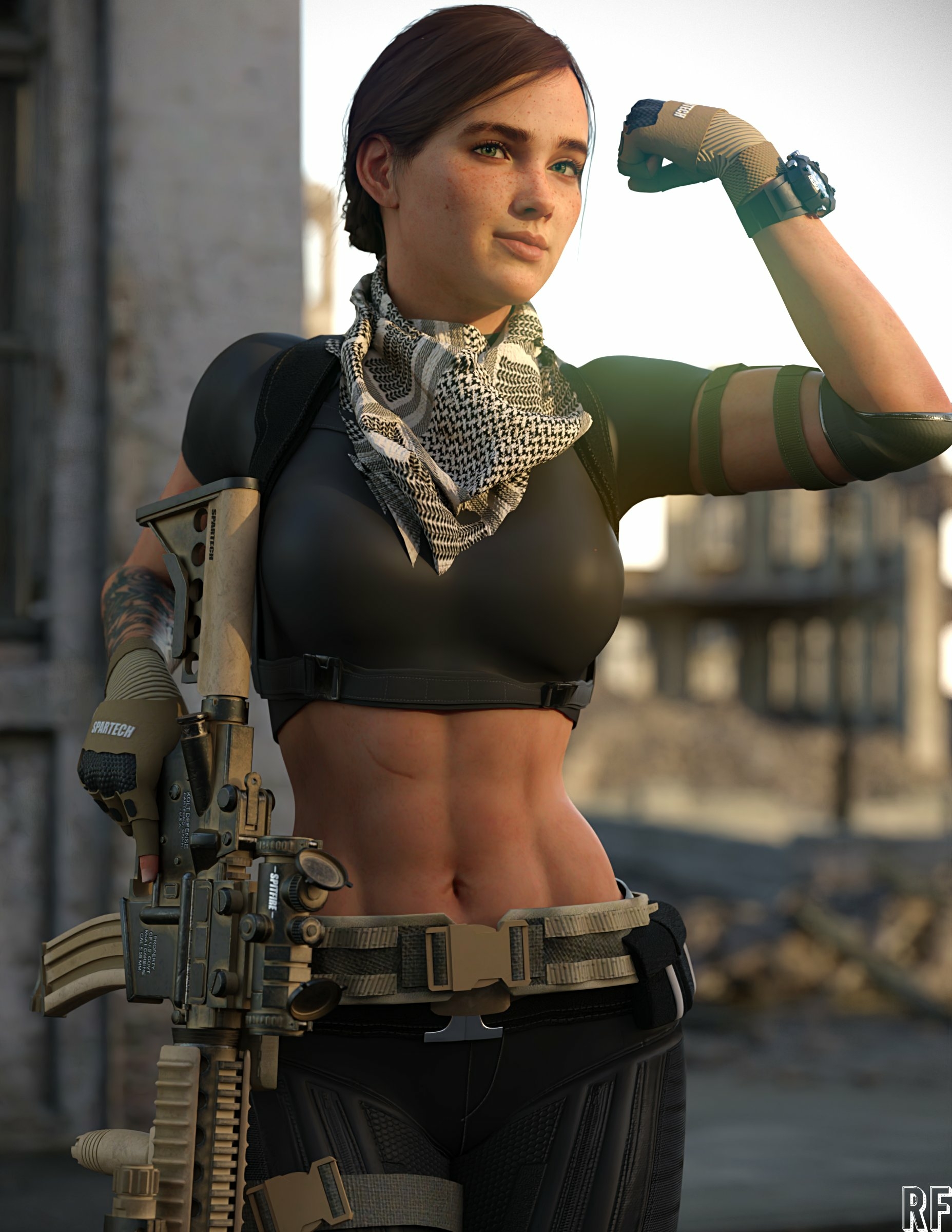 ellie muscular Ellie (the Last Of Us) The Last Of Us Naked Cake Boobs Big boobs Ass Horny Face Horny Sexy 3d Porn