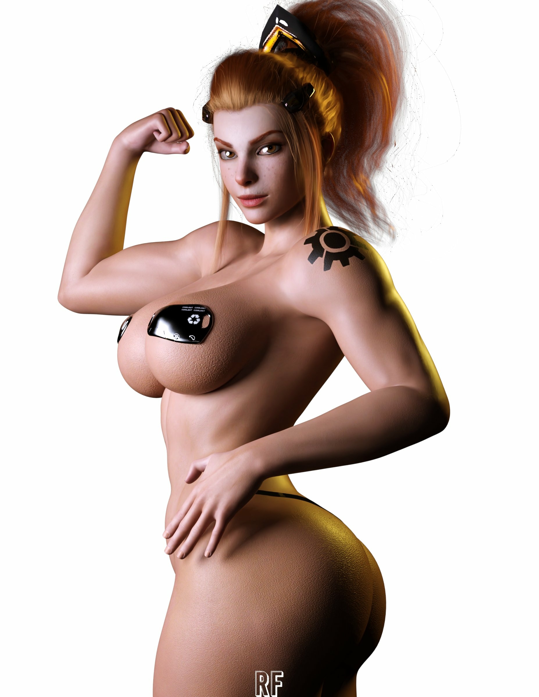Ufff Brigitte Overwatch Lingerie Sexy Lingerie Naked Cake Boobs Big boobs Horny Face Horny Sexy 3d Porn
