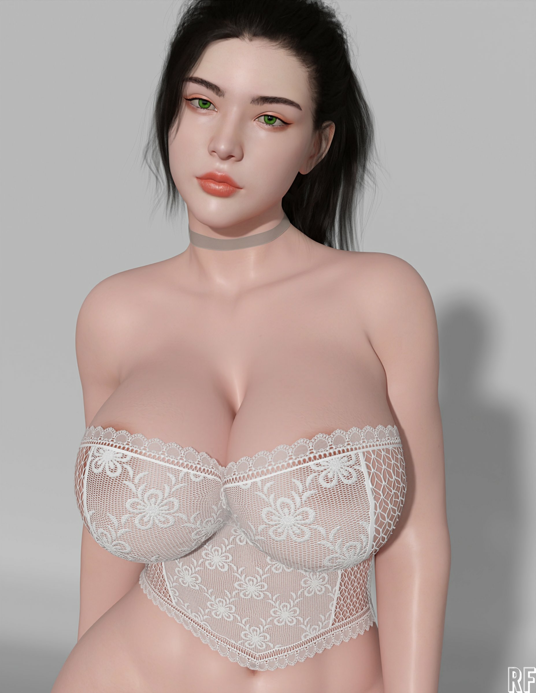 Anya  Original Character Lingerie Sexy Lingerie Naked Cake Boobs Big boobs Horny Face Horny Sexy 3d Porn
