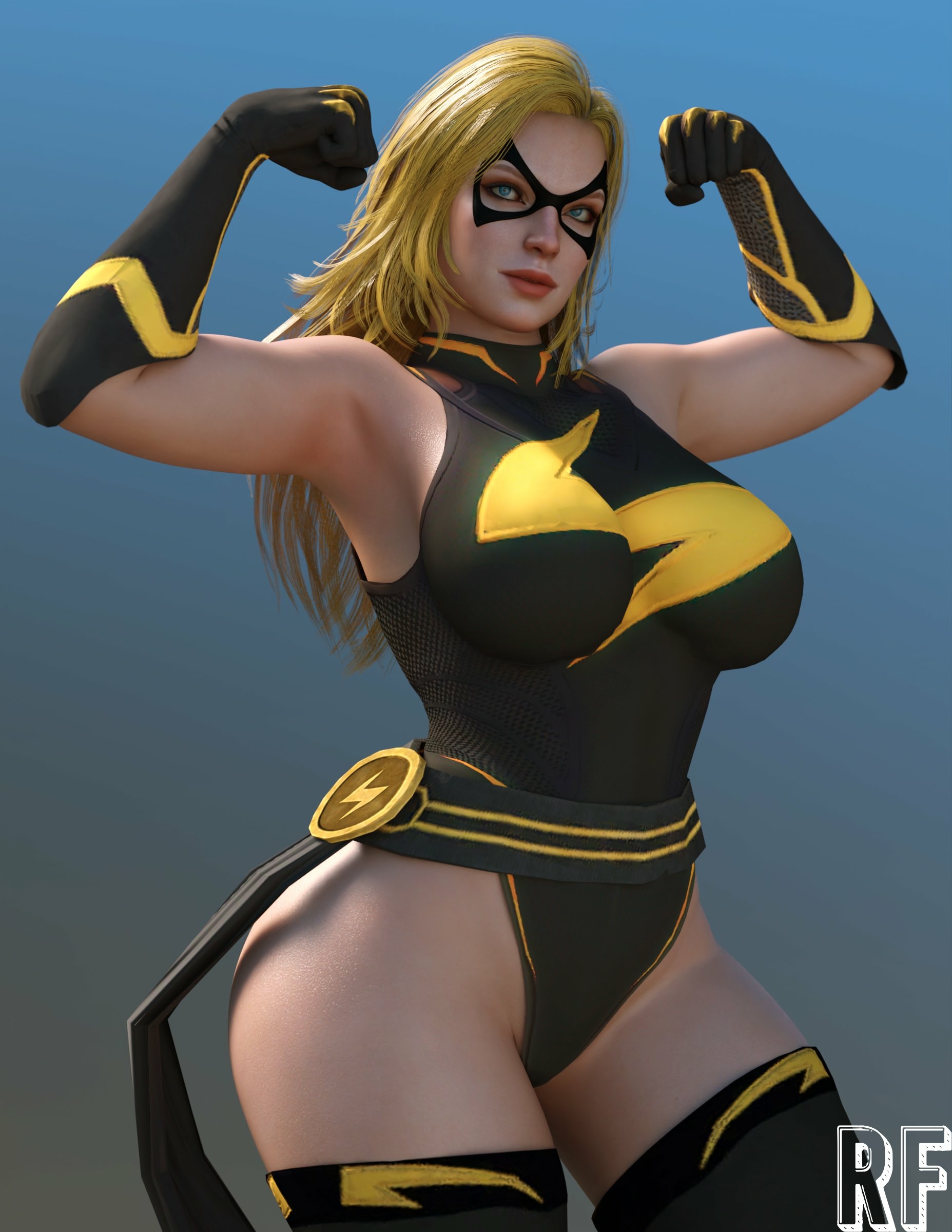 Ms Marvel - Marvel Future Revolution Ms. Marvel Marvel Naked Cake Boobs Big boobs Horny Face Horny Sexy 3d Porn