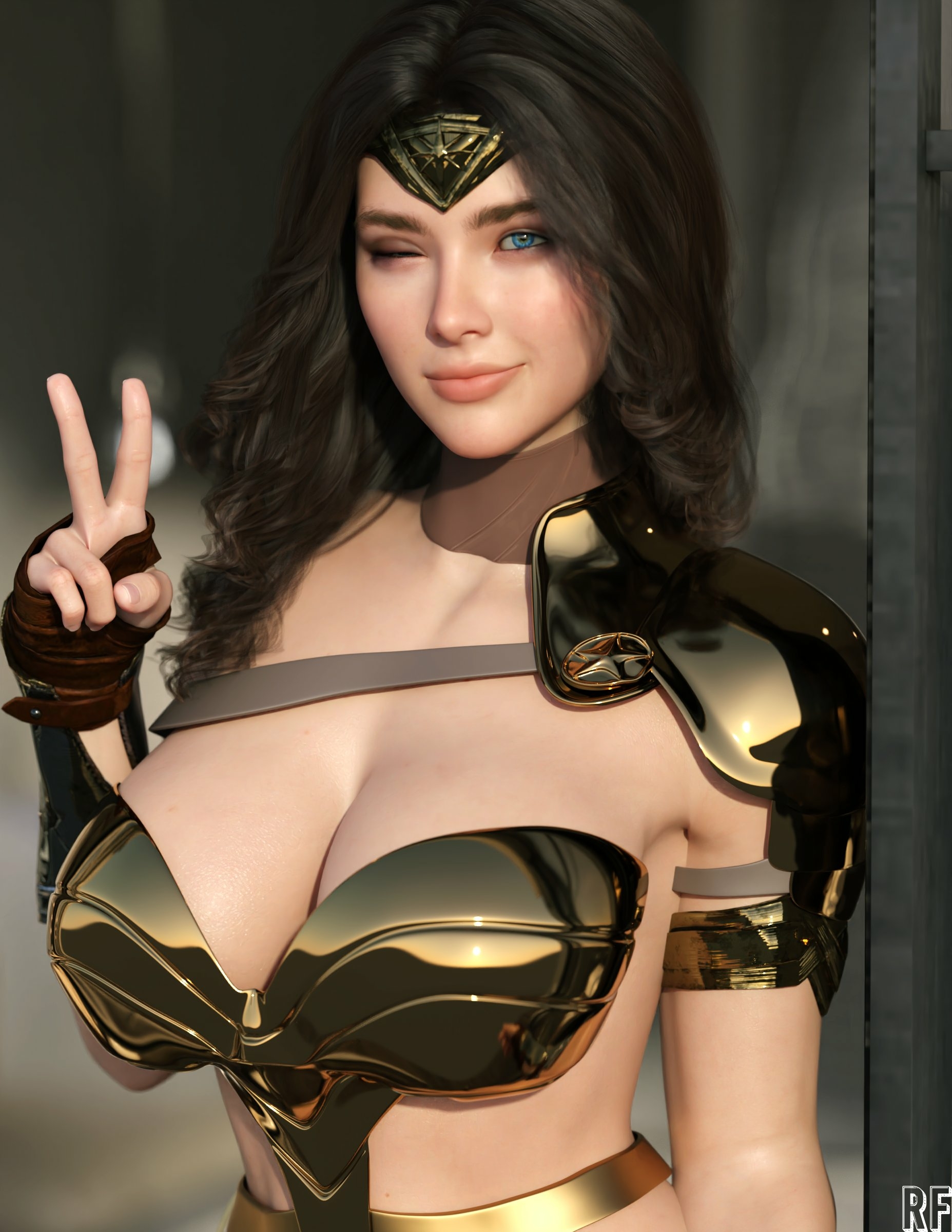 hy there Wonder Woman Wonder Woman Series Naked Cake Boobs Big boobs Horny Face Horny Sexy 3d Porn