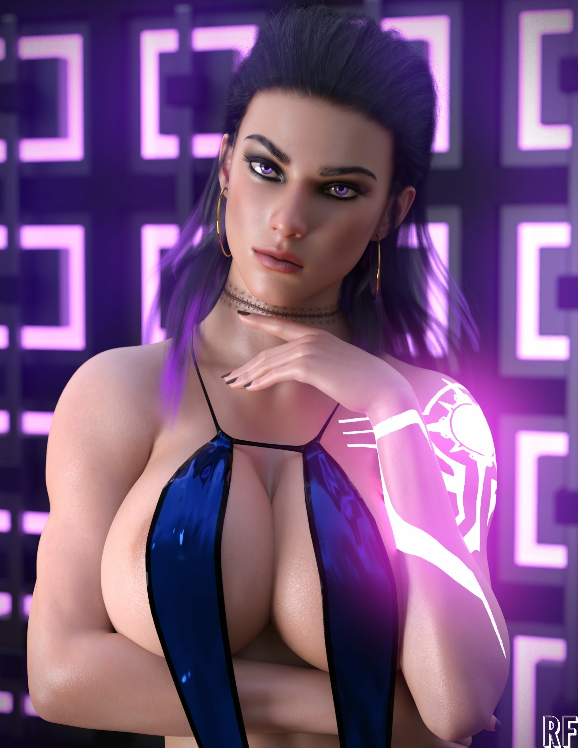 reyna Reyna (valorant) Valorant (game) Lingerie Naked Cake Boobs Big boobs Horny Face Horny Sexy 3d Porn