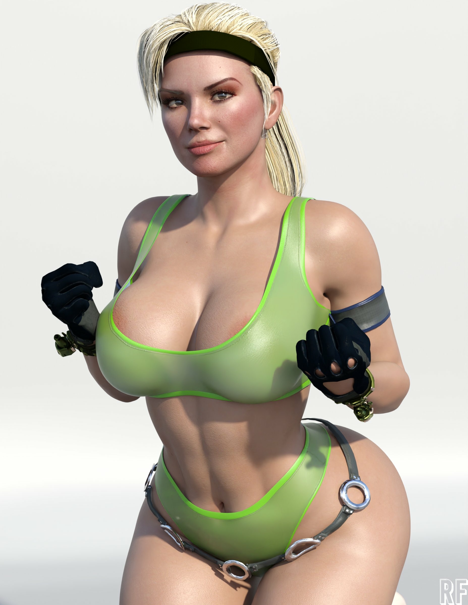 Sonya 💪 Sonya Blade Mortal Kombat Lingerie Naked Cake Boobs Horny Face Horny Sexy 3d Porn
