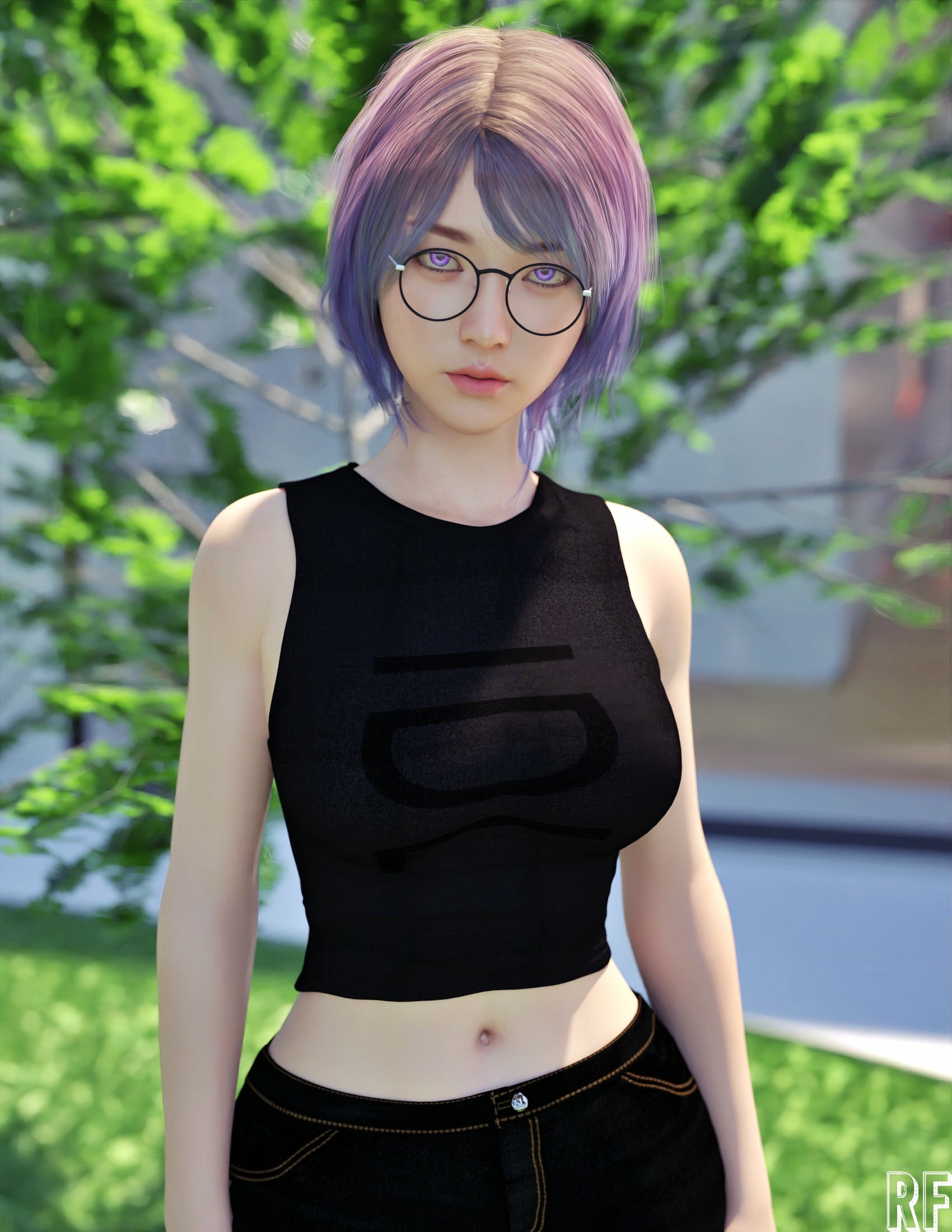 Glasses girl forever and always 💙  Original Character Lingerie Sexy Lingerie Naked Cake Boobs Horny Face Horny Sexy 3d Porn