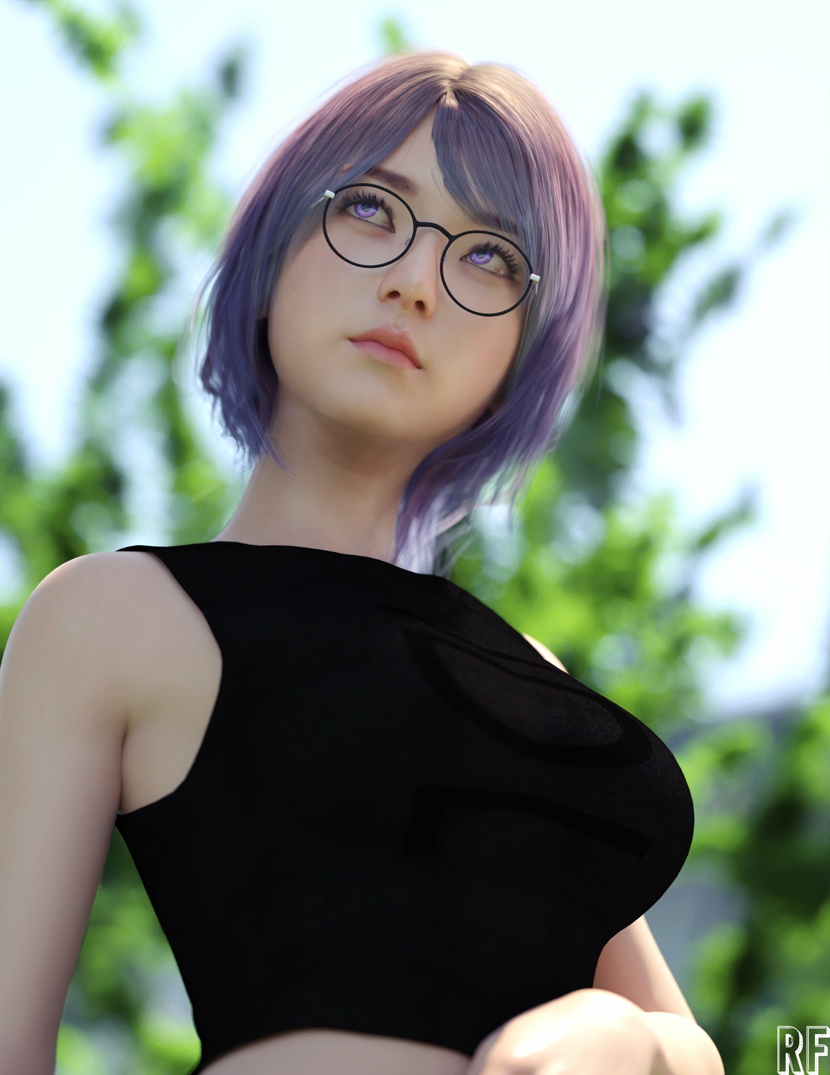 Glasses girl forever and always 💙  Original Character Lingerie Sexy Lingerie Naked Cake Boobs Horny Face Horny Sexy 3d Porn 2