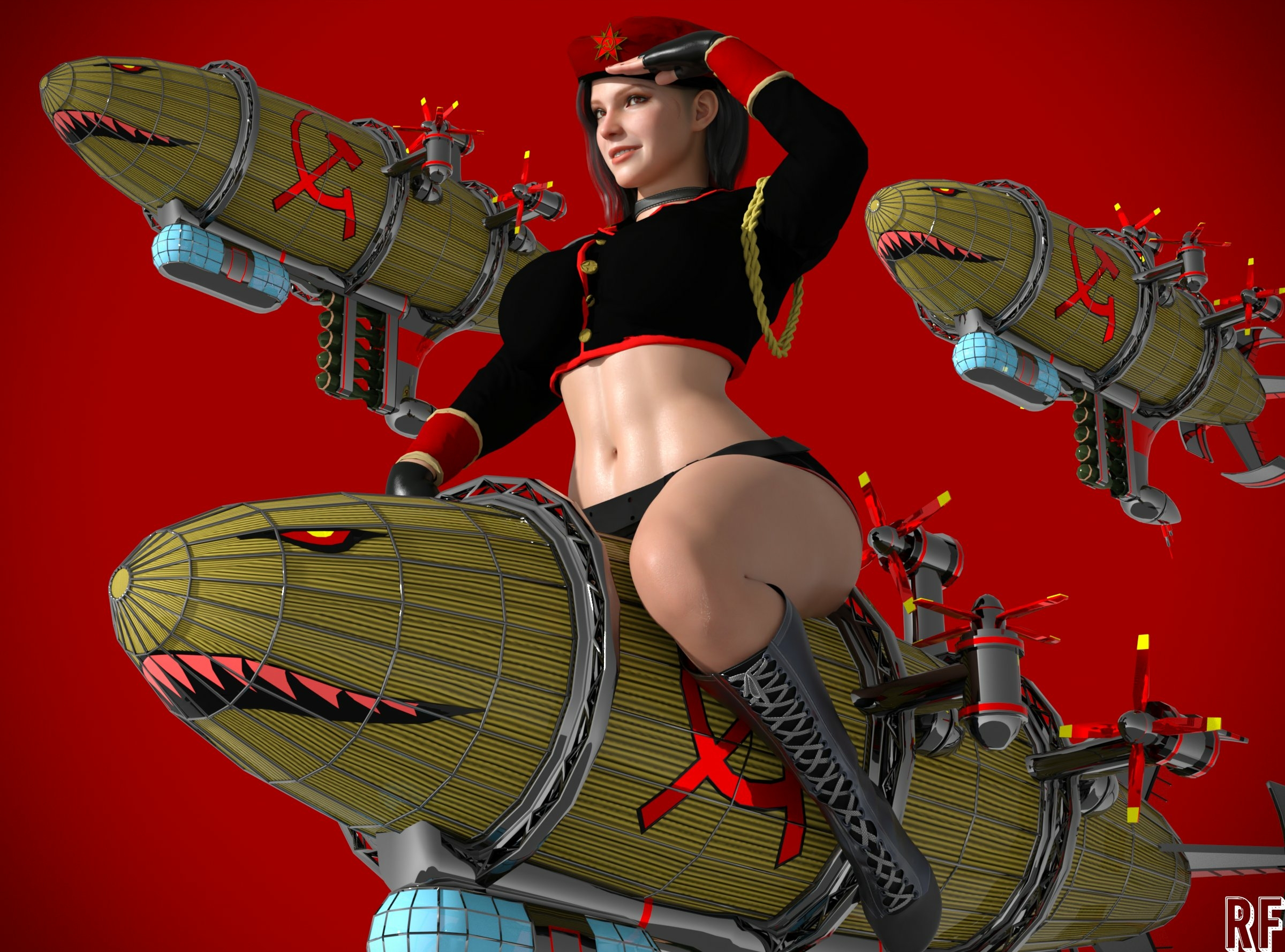 Kirov Reporting !  Original Character Cake Boobs Horny Face Horny Sexy 3d Porn