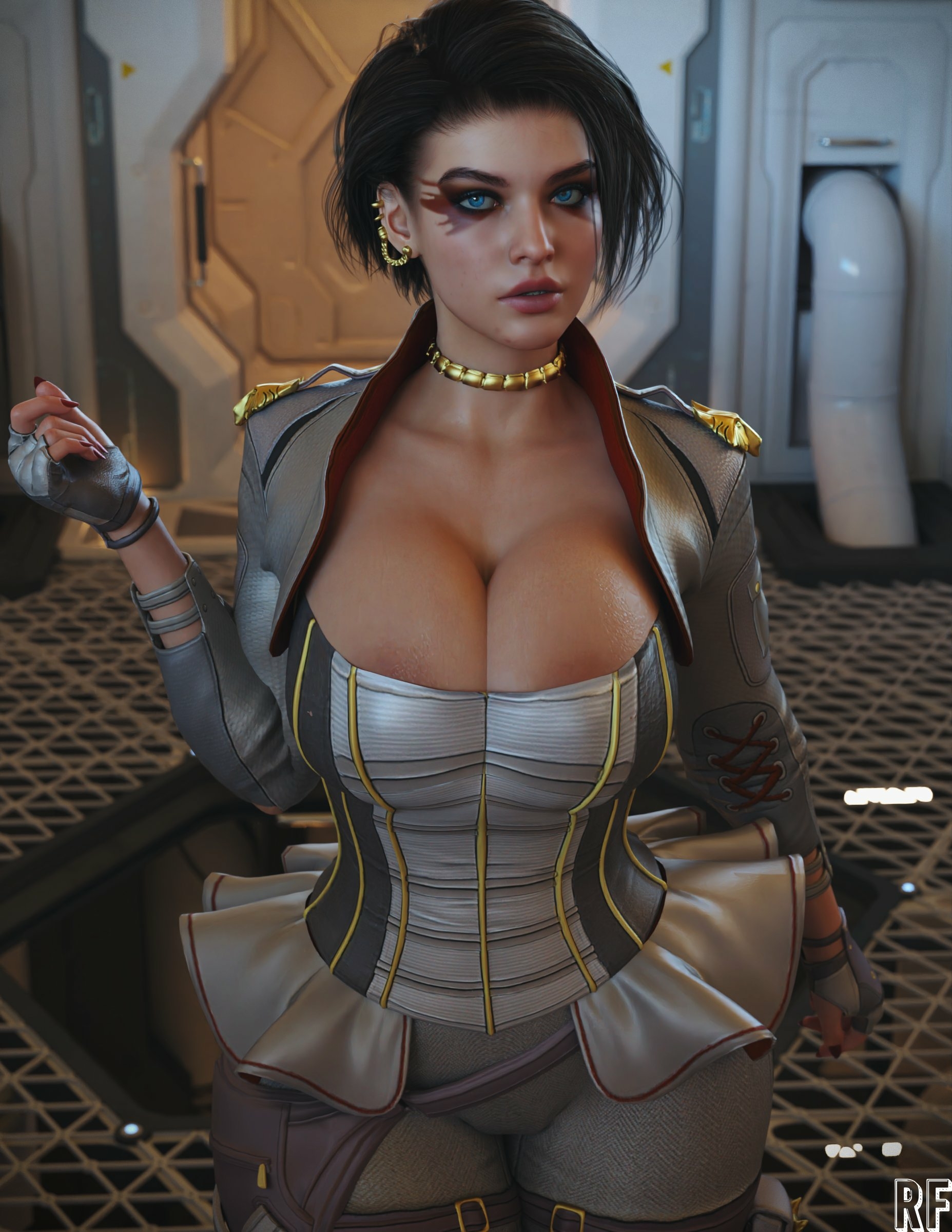 Jill Andrade Jill Valentine Resident Evil Lingerie Sexy Lingerie Half Naked Tits Boobs Cake Horny Face Horny Sexy 3d Porn