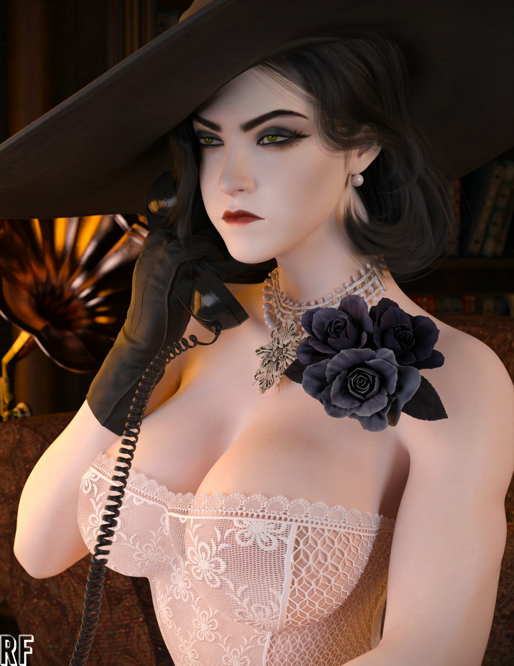 Looks like love ❤️ Bela Dimitrescu Resident Evil Naked Tits Boobs Cake Horny Face Horny Sexy 3d Porn