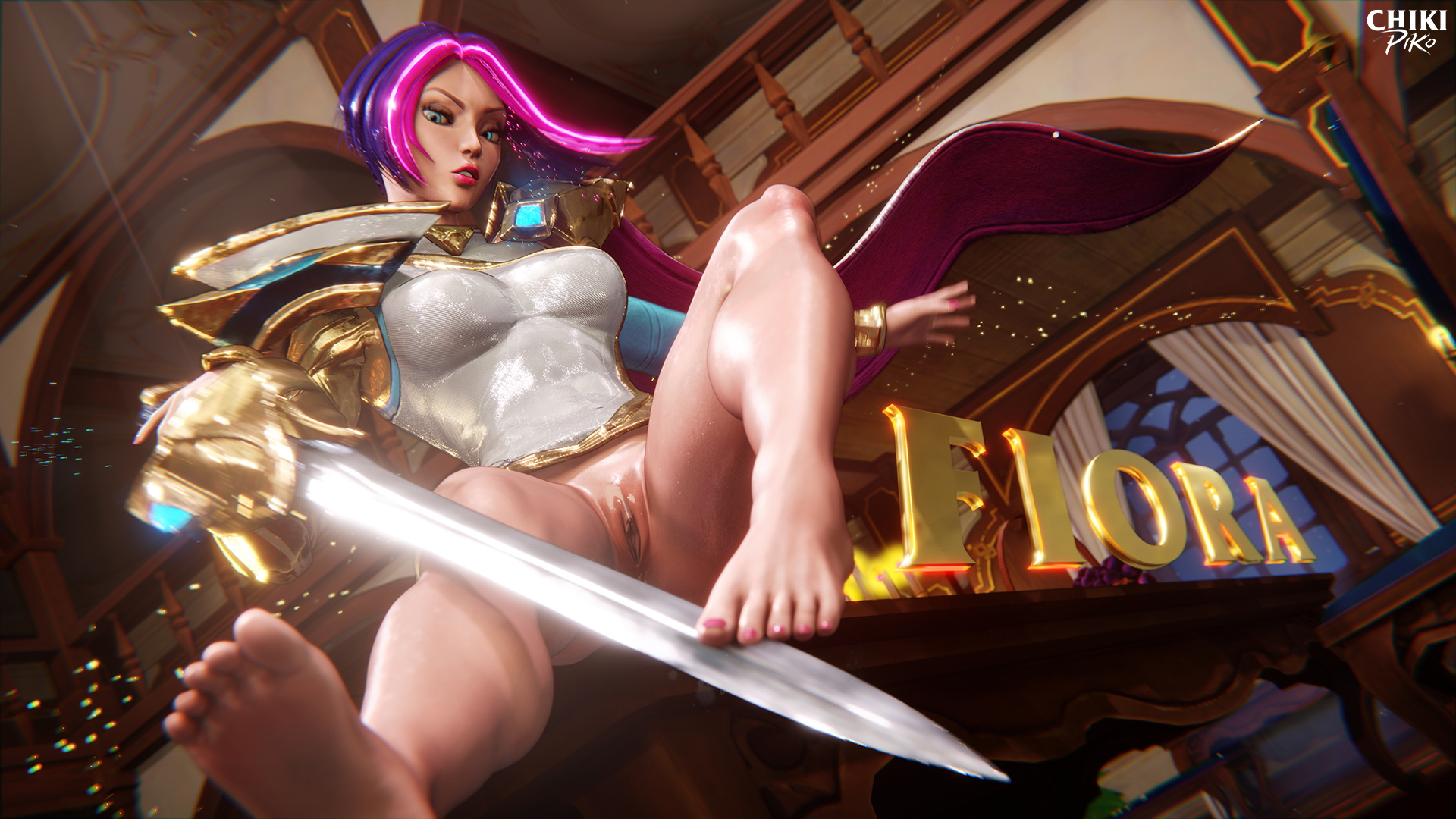 Fiora loves you League Of Legends Fiora Legs Boobs Big Tits Big Ass Big Booty Striptease Stripper Stripping Rule34 Rule 34 Handjob