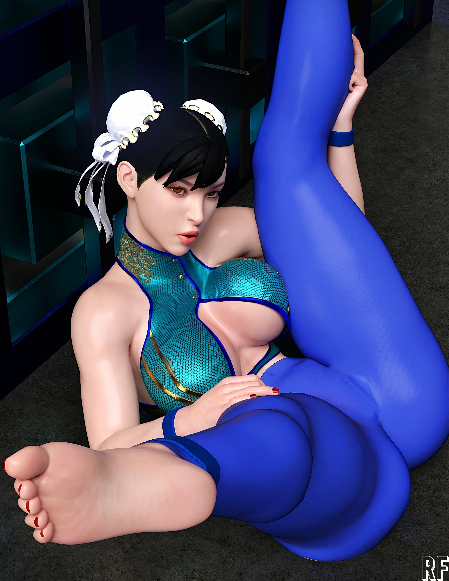 chun li stretch Chun Li Street Fighter Naked Tits Boobs Cake Horny Face Horny Sexy 3d Porn