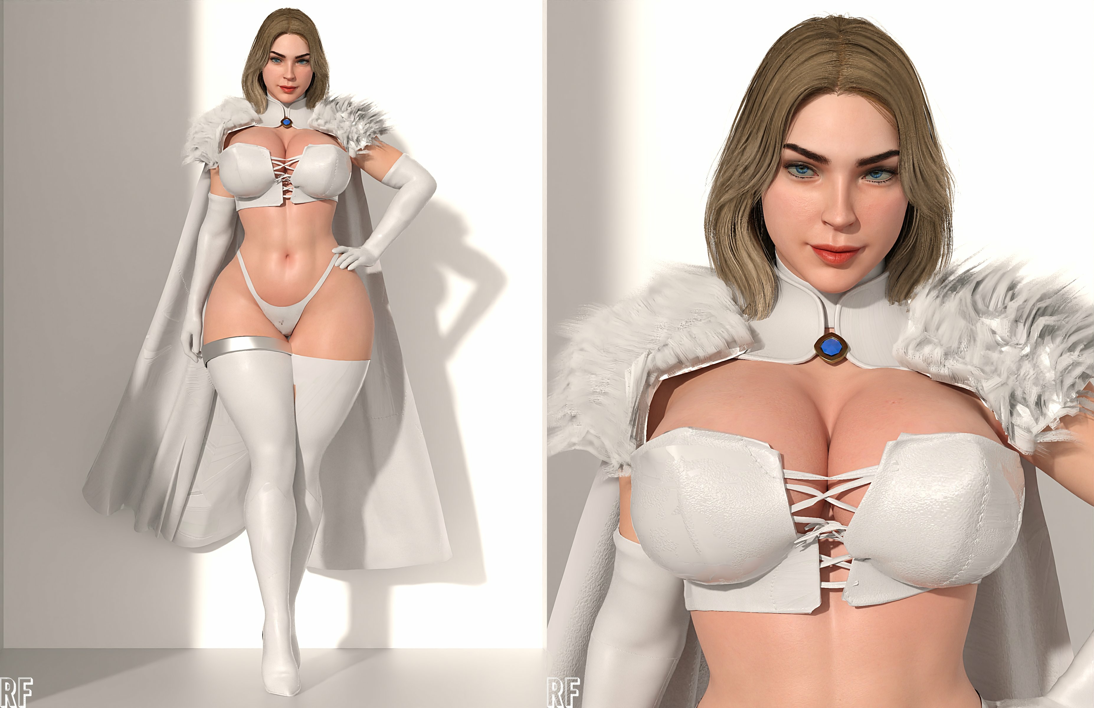 Emma Emma Frost Xmen Lingerie Sexy Lingerie Naked Tits Boobs Cake Horny Face Horny Sexy 3d Porn