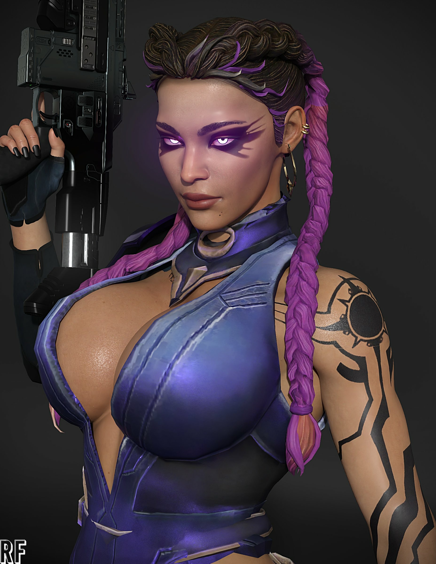 Loba Reyna Loba Apex Legends Lingerie Naked Tits Boobs Cake Horny Face Horny Sexy 3d Porn