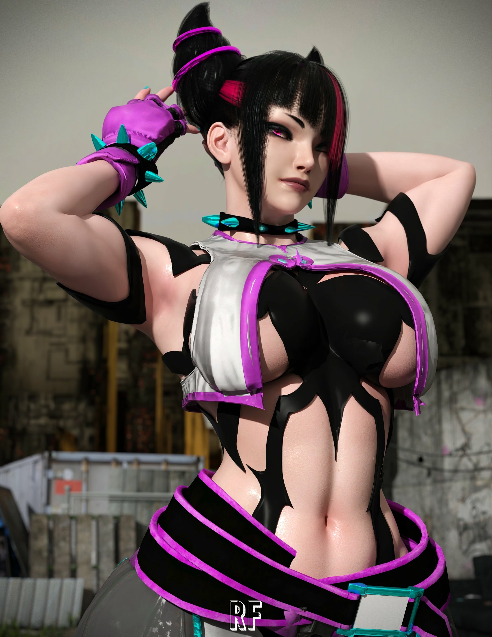 juri han Juri Han Street Fighter Lingerie Sexy Lingerie Naked Tits Boobs Cake Horny Face Horny Sexy 3d Porn