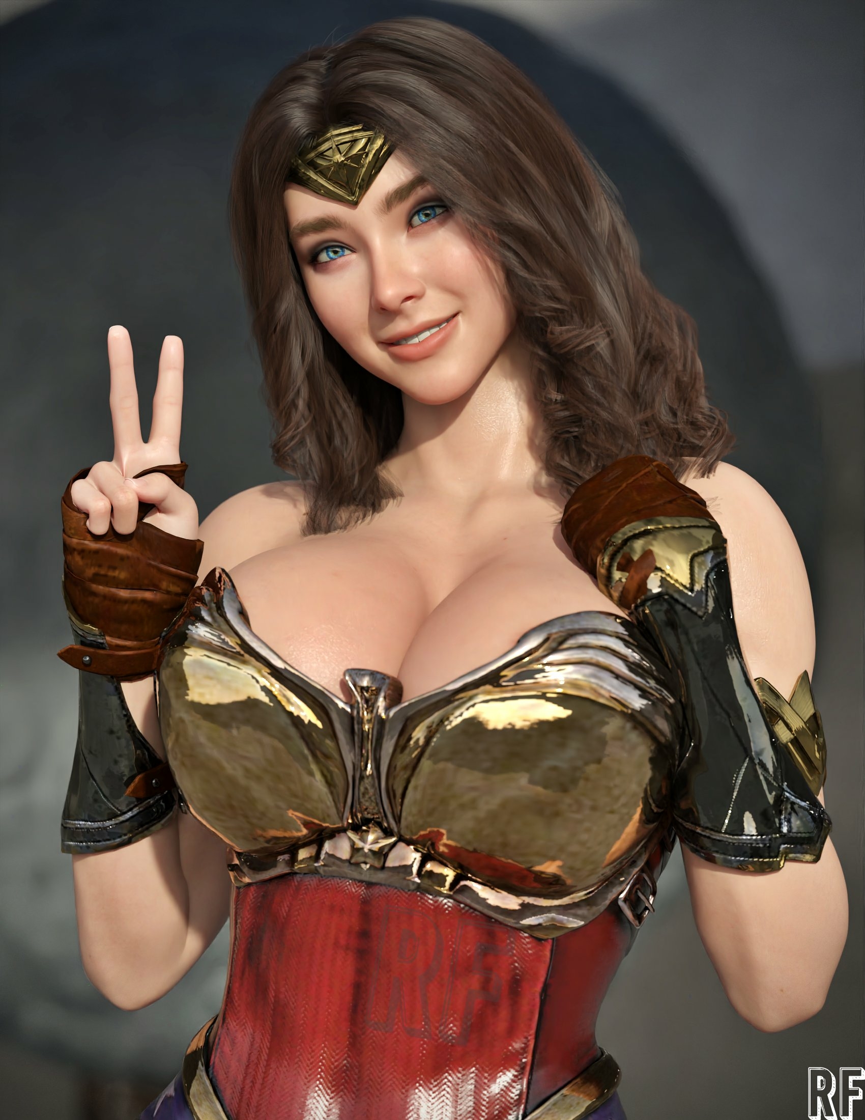 mommy wonder Wonder Woman Series Wonder Woman Lingerie Sexy Lingerie Naked Tits Boobs Cake Horny Face Horny Sexy 3d Porn 2
