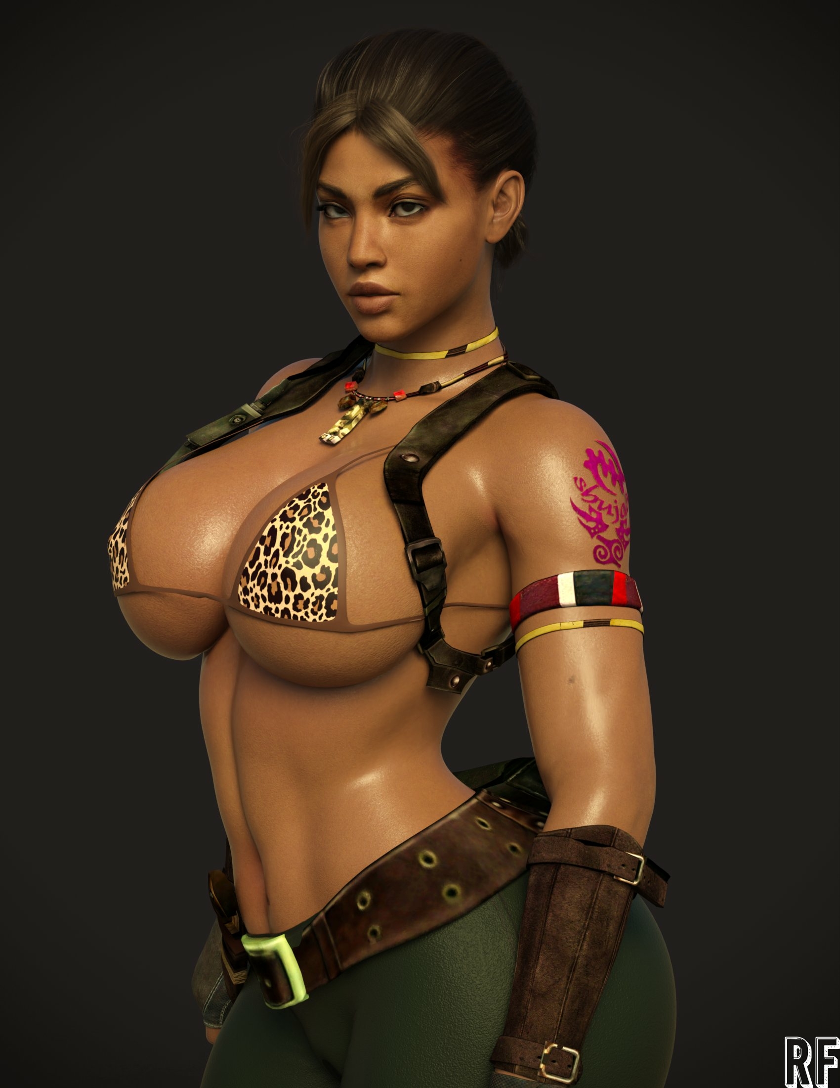 both of these Lara Croft Tomb Raider Sheva Alomar Resident Evil Lingerie Sexy Lingerie Naked Tits Boobs Cake Horny Face Horny Sexy 3d Porn 2