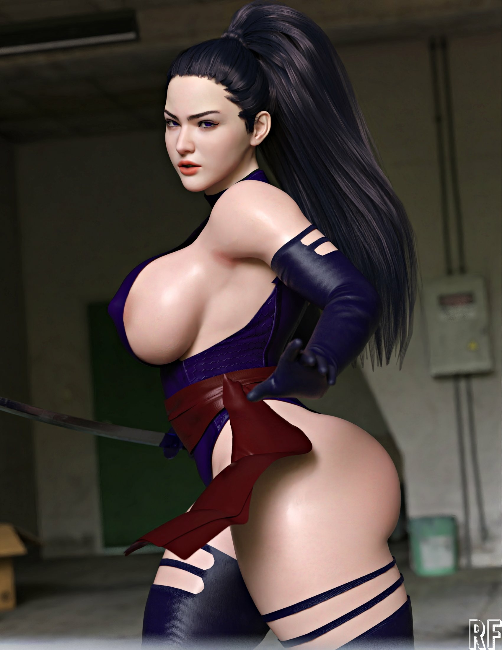 Mama psylocke. Psylocke Xmen Lingerie Sexy Lingerie Naked Tits Boobs Cake Horny Face Horny Sexy 3d Porn