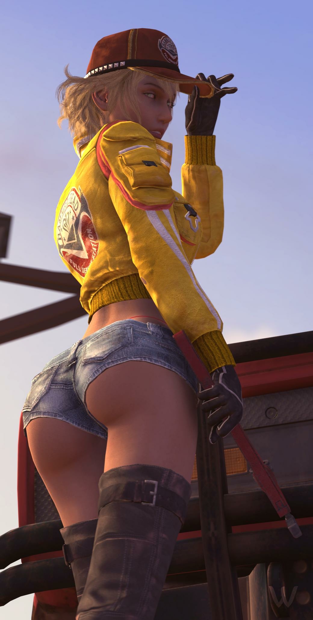 Ｓｐｅｃｉａｌ　ｂｏｏｔｙ　ｒｅｐａｉｒ 🍑🔧 Cindy Aurum Final Fantasy Lingerie Boobs Big boobs Big Tits Ass Sexy Horny Face Horny Nipples 3d Porn