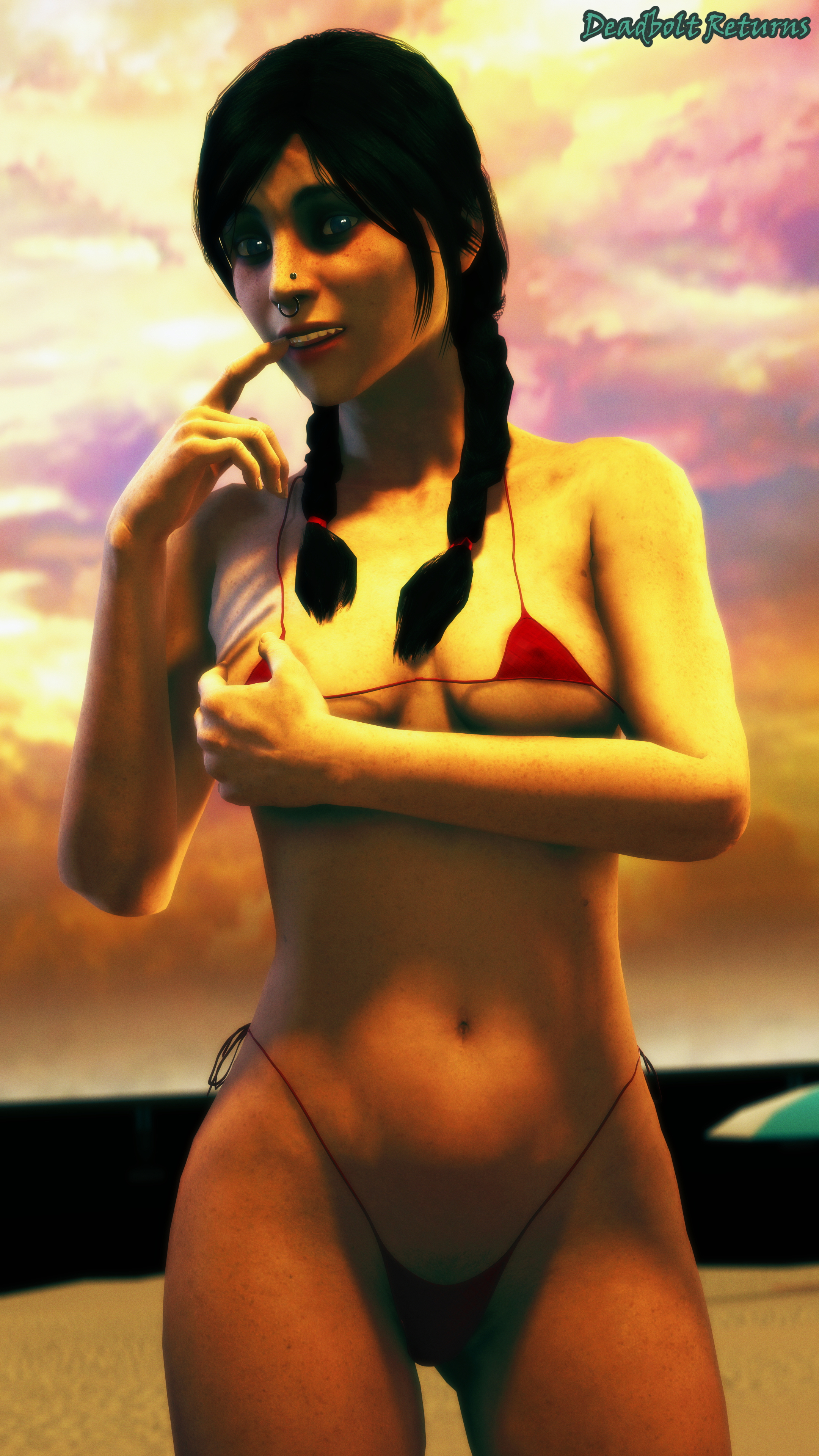 Heather Beach Photoshoot Heather Morrison Original Sextape In Hell Original Character Goth Goth Girl Big Tittied Goth Girlfriend Nsfw 3dnsfw 3d Porn Sfm Source Filmmaker 4