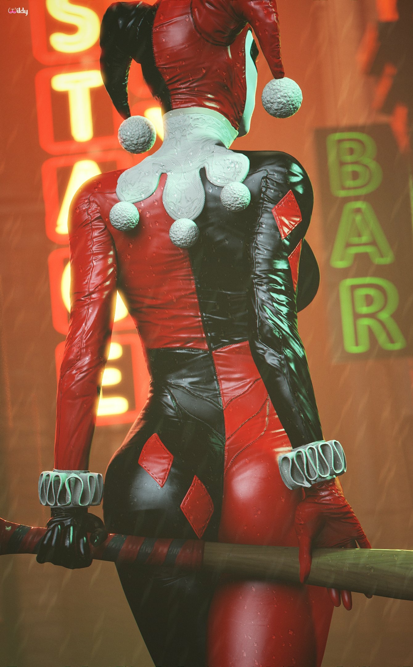 Come here Harley~ Harley Quinn Suicide Squad Boobs Big boobs Tits Naked Cake Ass Sexy Horny Face Horny 3d Porn