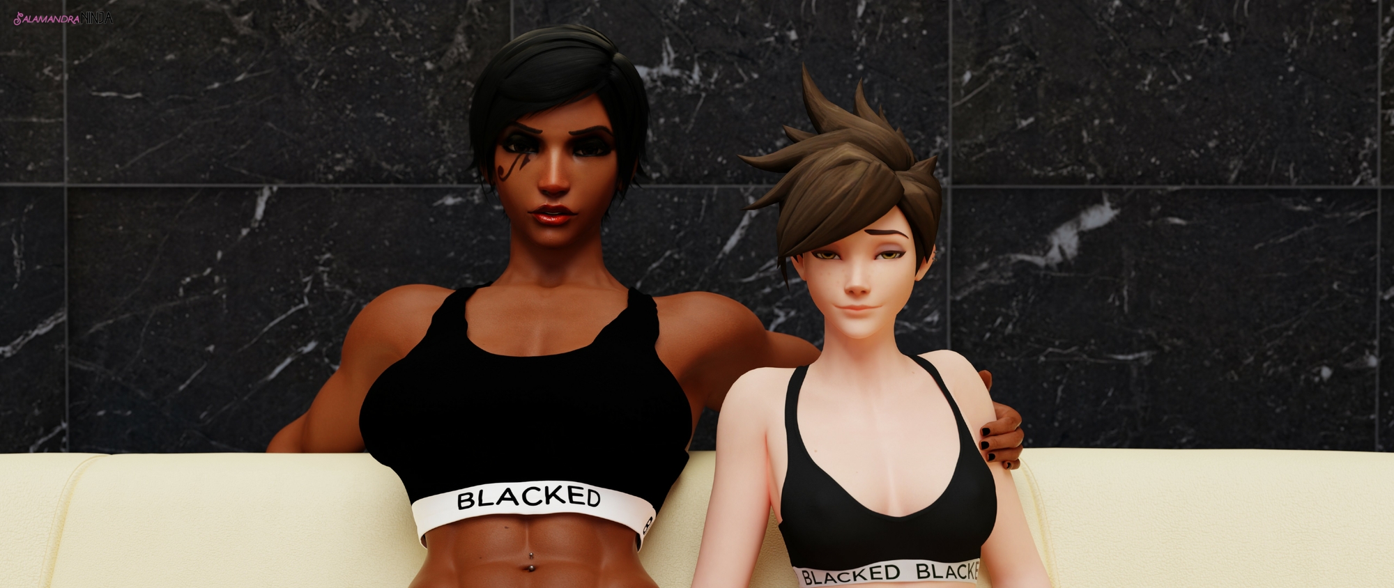 Pharah and Tracer Blacked Pharah Tracer Overwatch Bbc Big Cock Big Breasts Interracial Pronebone Cum Cum In Mouth Cumshot Anal Creampie
