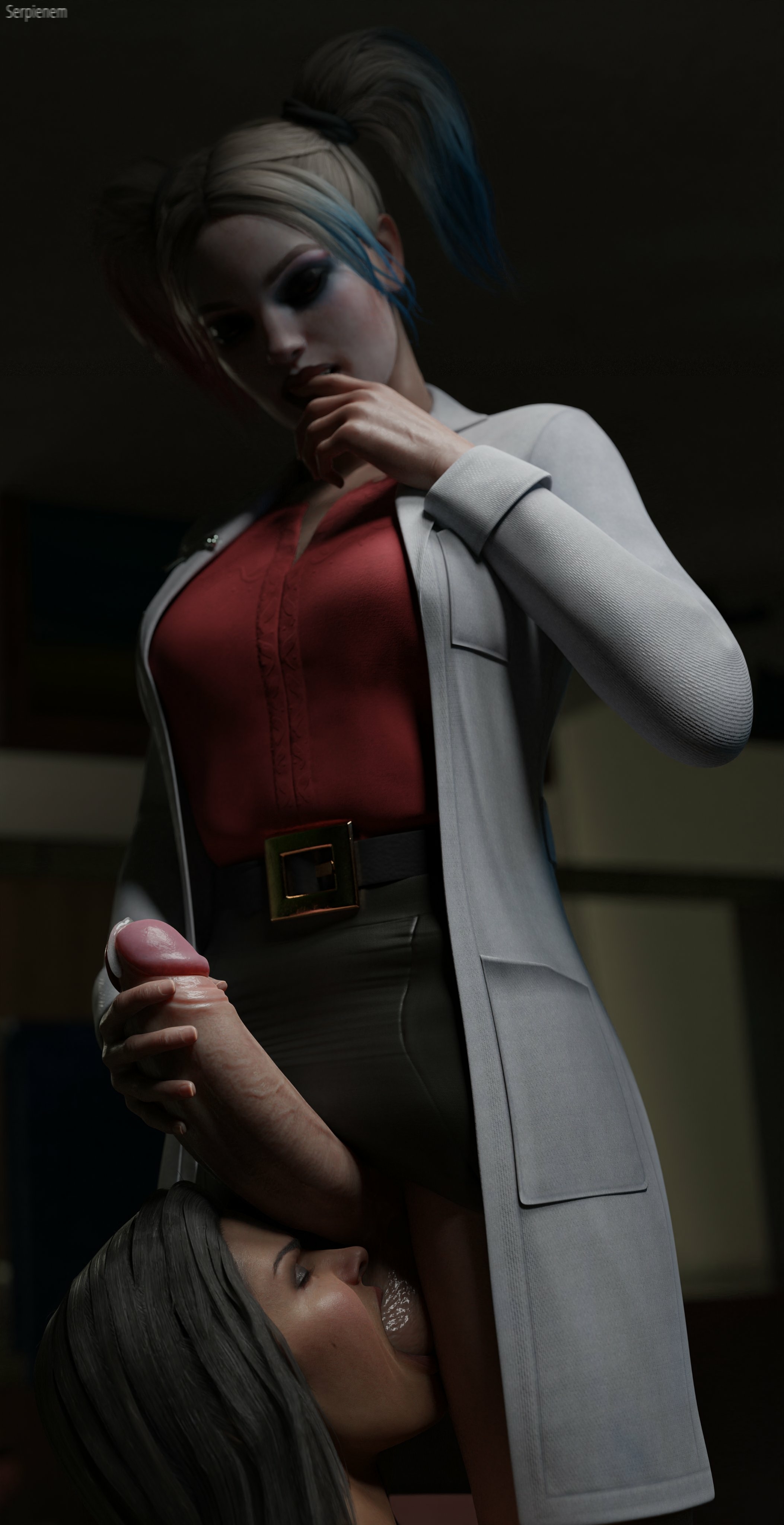 WW & Harley Wonder Woman Series Wonder Woman Harley Quinn Suicide Squad Oral Sex Futanari Futa Big Dick Boobs Big boobs Ass Big Ass Cake Dick Nipples Horny Sexy 3d Porn