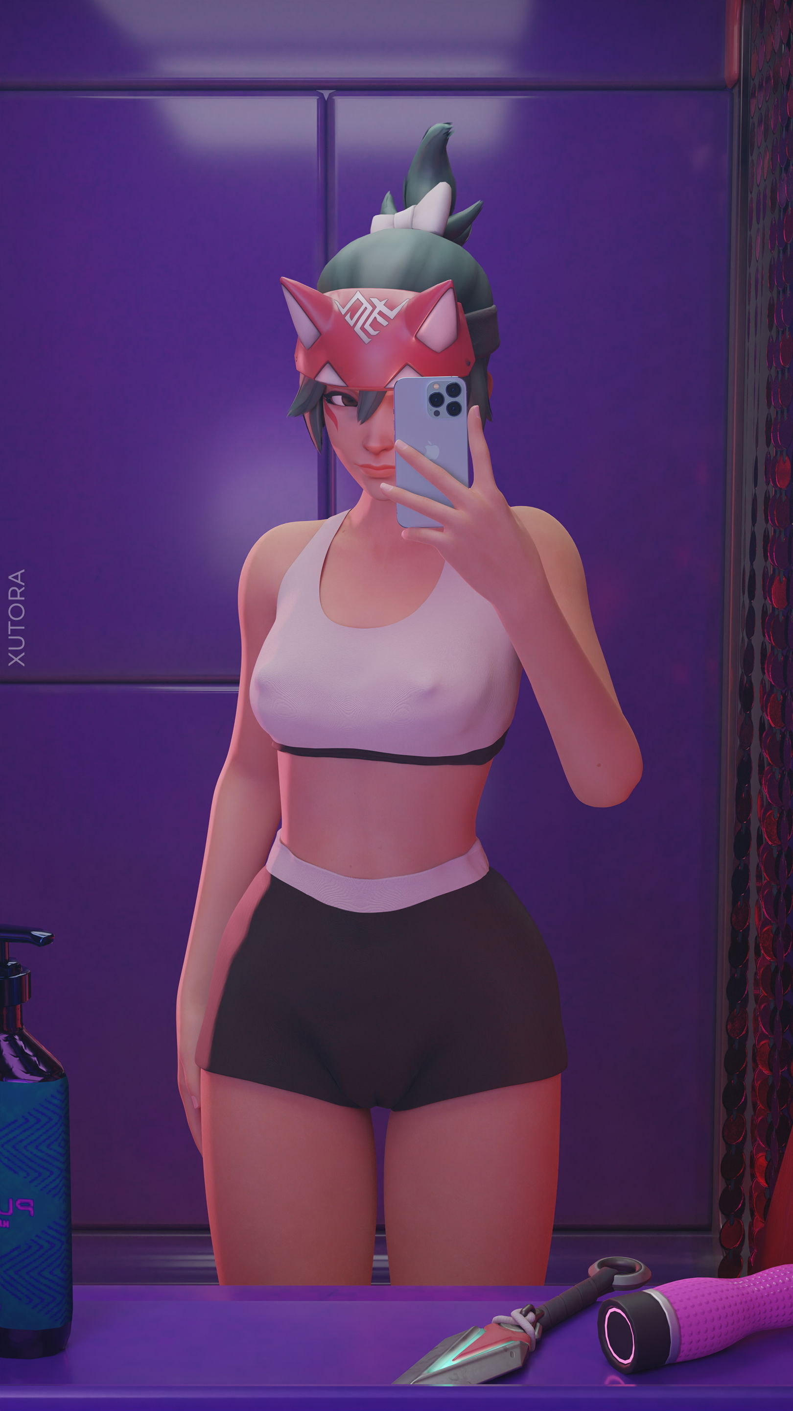 Kiriko Selfie + Sex Overwatch Kiriko 