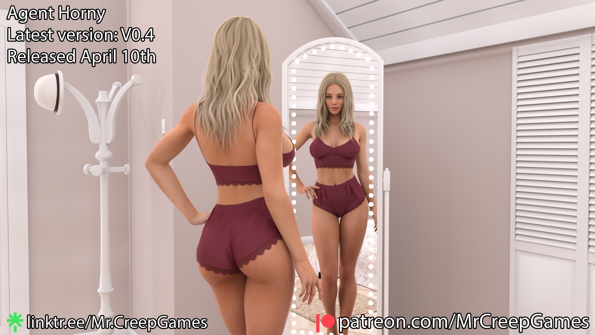 Agent Horny V0.4 Released  3d Porn 3d Girl Nsfw 3dnsfw Sexy Hot Nude Big boobs Pinup Pose Cute Teen