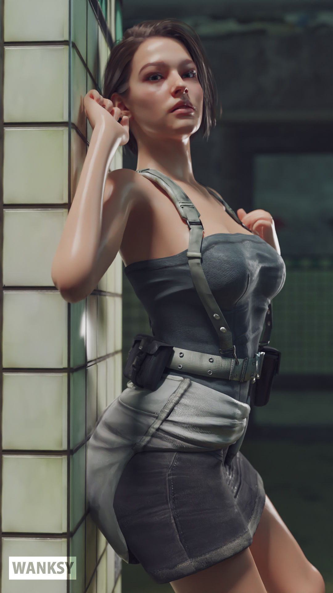 Jills various outfit Jill Valentine Final Fantasy Poster Outfit 2