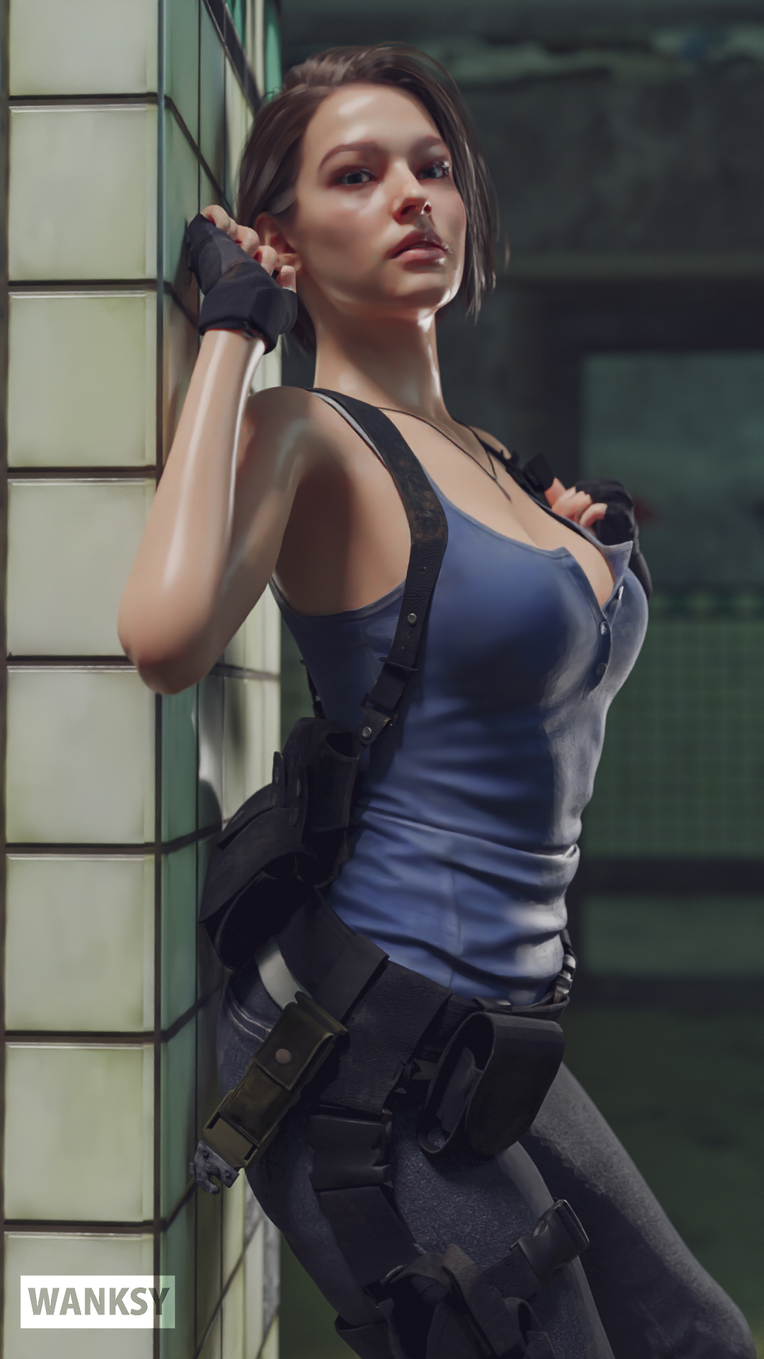 Jills various outfit Jill Valentine Final Fantasy Poster Outfit 3