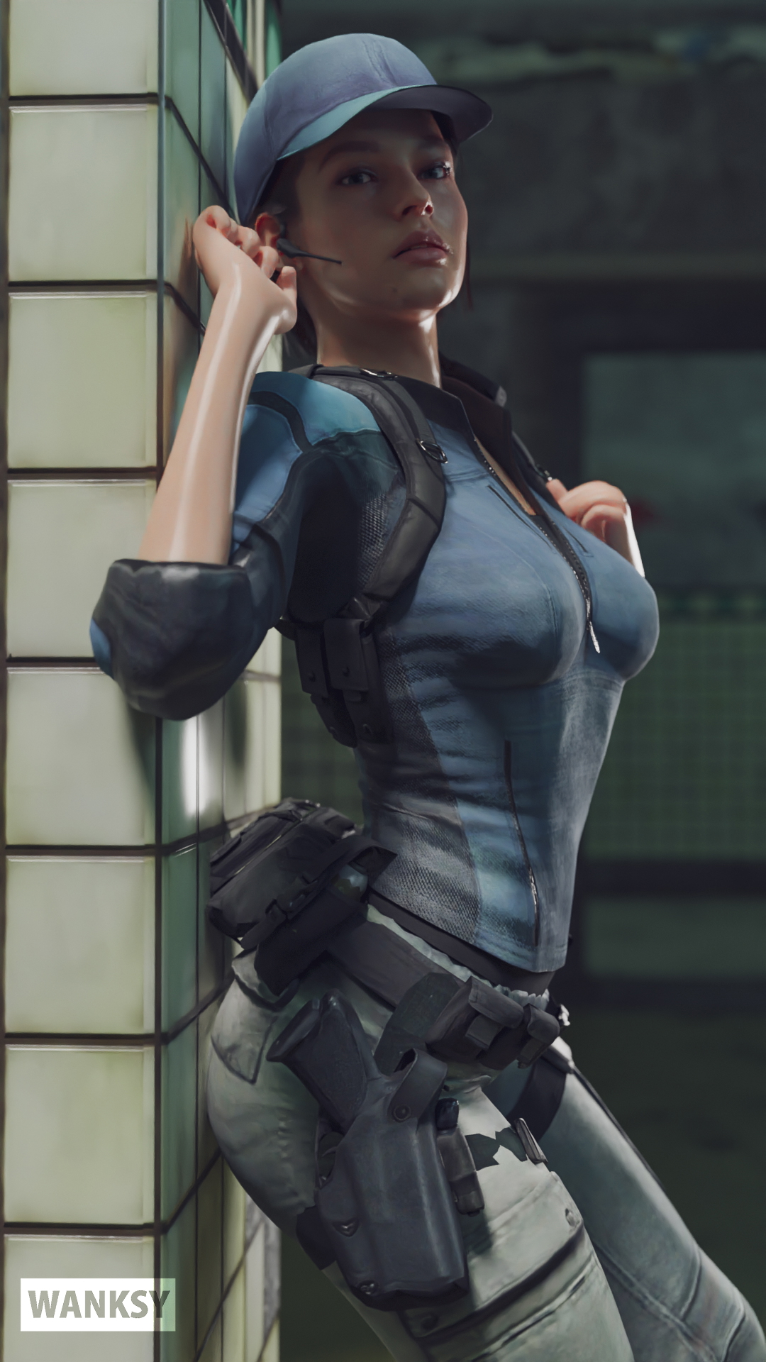 Jills various outfit Jill Valentine Final Fantasy Poster Outfit 4