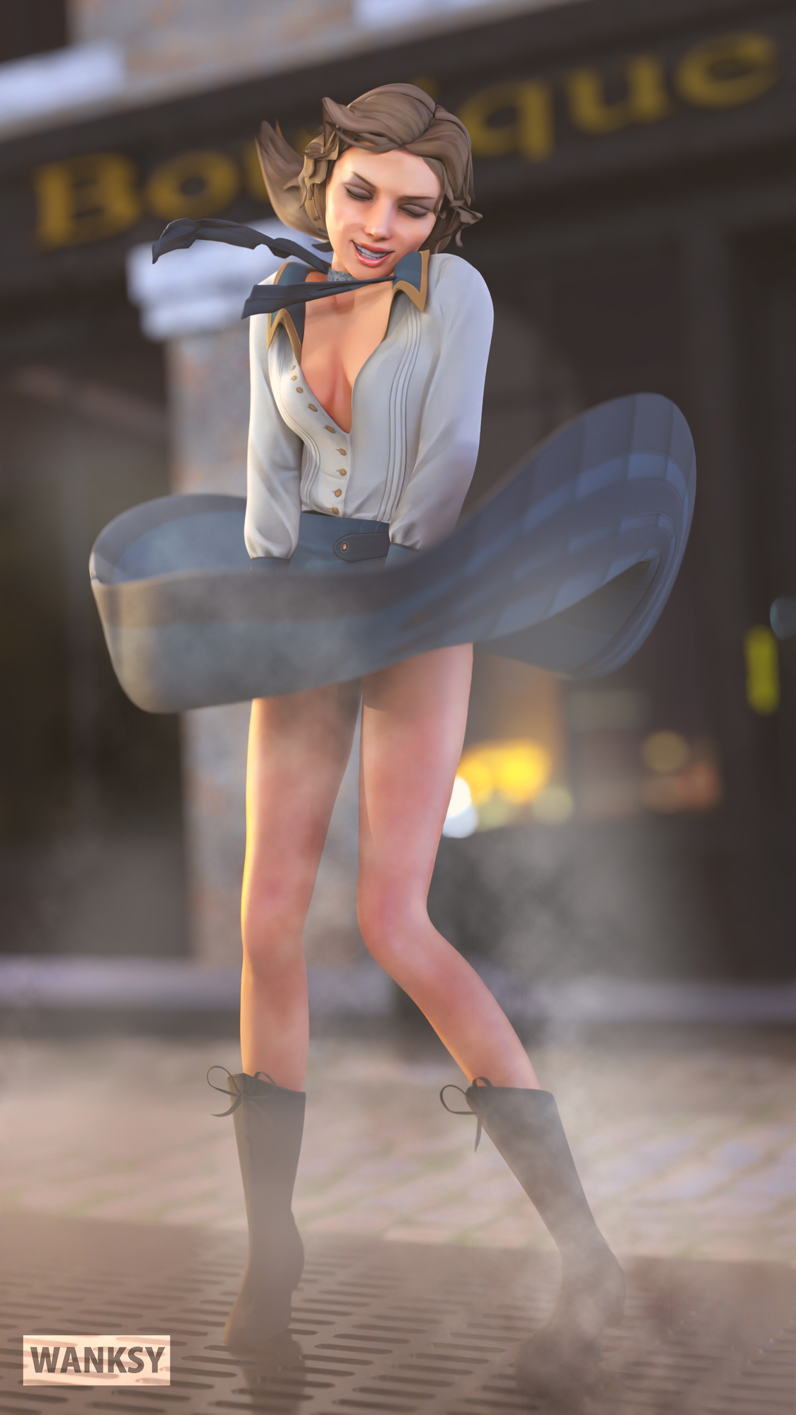 Elizabeth Monroe Elizabeth Bioshock Infinite Marilyn Monroe Long Legs Sexy