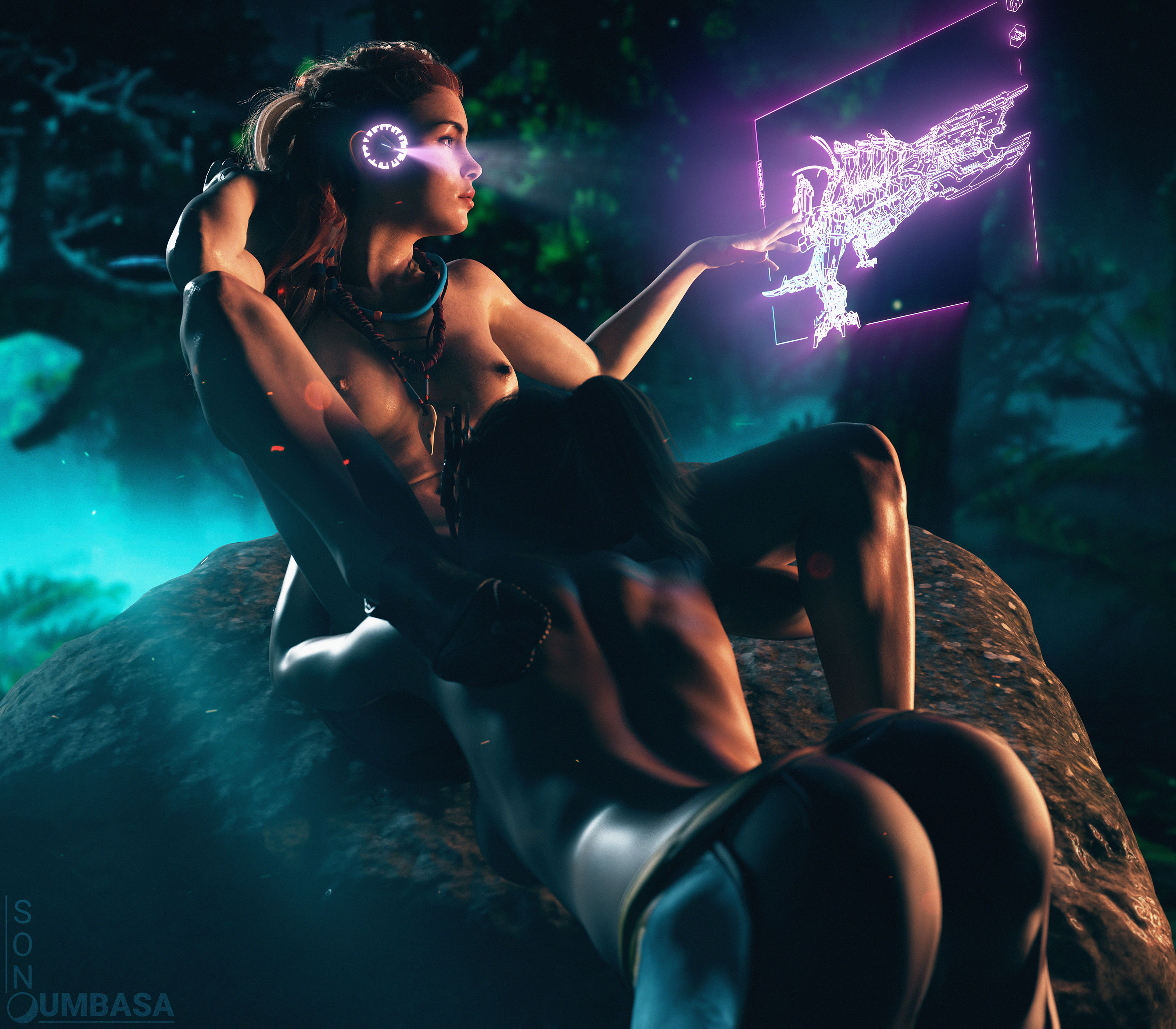  Stay Focused  - Aloy x Talanah  The Sunhawk s about to capture her Thrush s full attention Aloy Talanah Horizon Forbidden West Eating Pussy Nipples Boobs Big boobs Big Tits Ass Cake Horny Face Horny Sexy 3d Porn