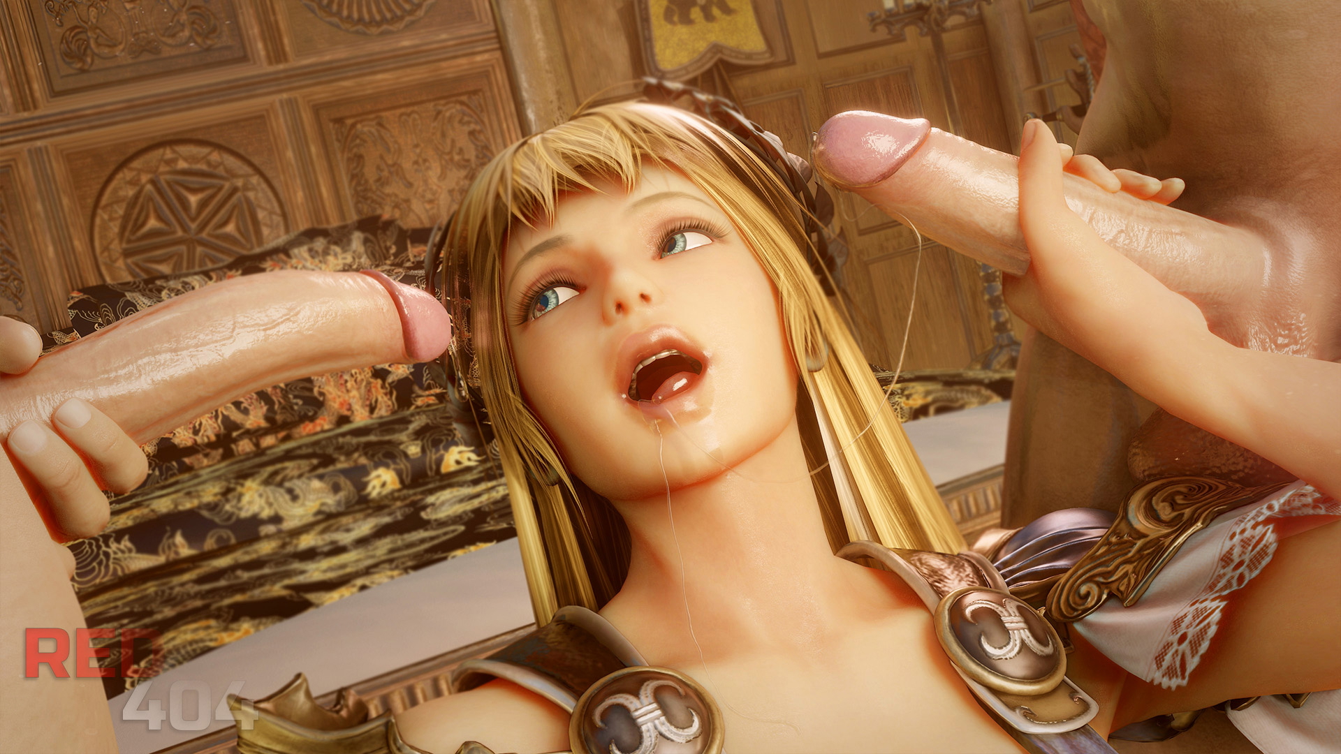 Sophitia Interracial Blow Soul Calibur Sophitia (soul Calibur) Blowbang Blowjob Bbc Black Interracial Blacked Deep throat Cum Cum Covered Cum Swallow