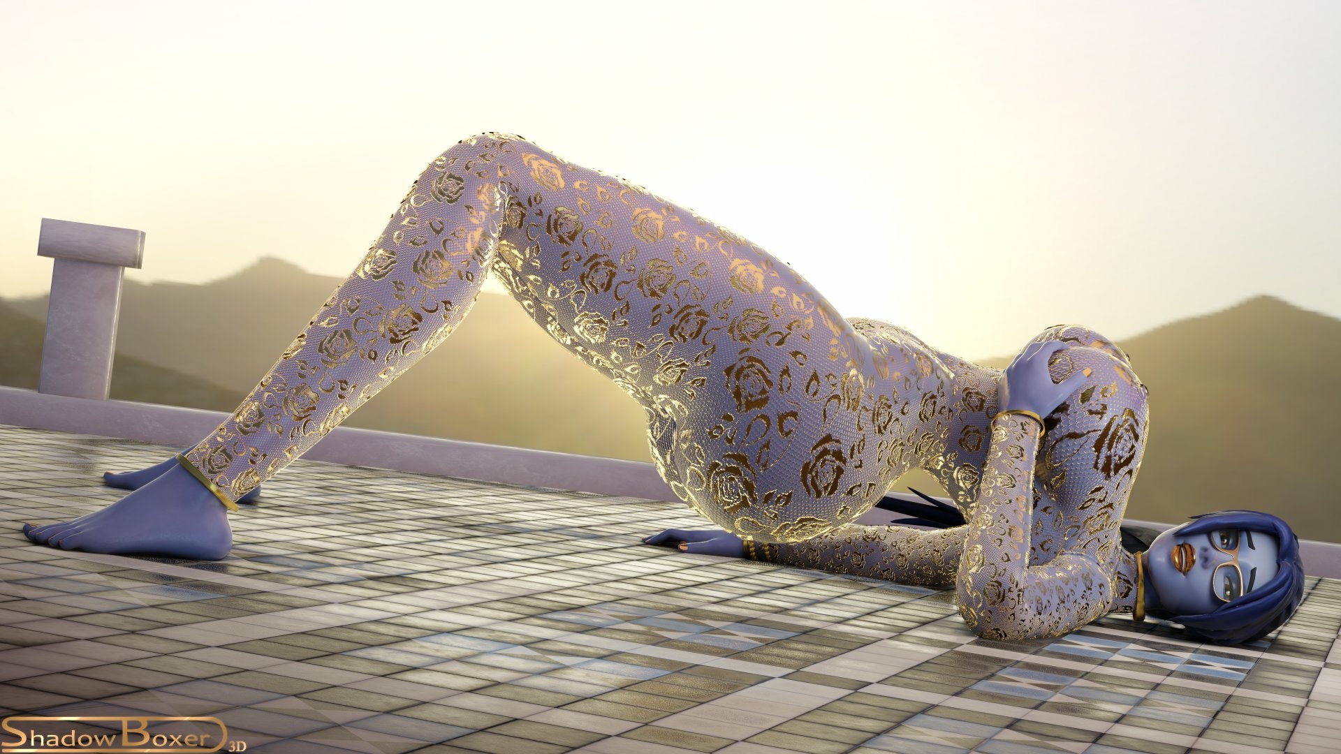 Golden Goddess Widowmaker🙏🙏 Widowmaker Overwatch Sexy Lingerie Nipples Boobs Big boobs Cake Ass Big Ass Big Tits Tits Sexy Horny Face Horny 3d Porn