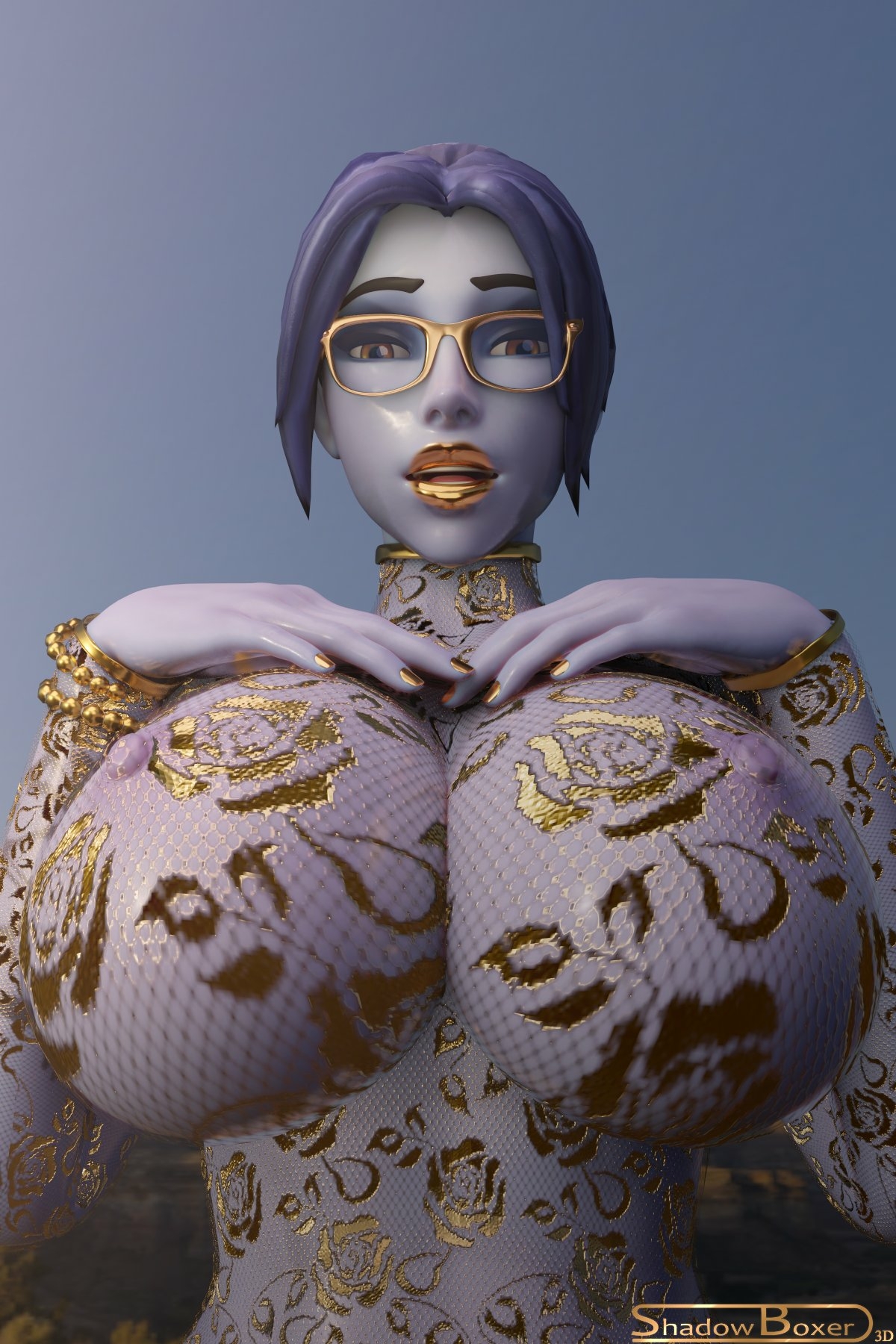 👀Made some 🍑and 🍈closeups since I really like how this bodysuit turned out 🥵🥵and those gold lips Widowmaker Overwatch Sexy Lingerie Boobs Big boobs Cake Ass Big Ass Big Tits Tits Sexy Horny Face Horny 3d Porn 2
