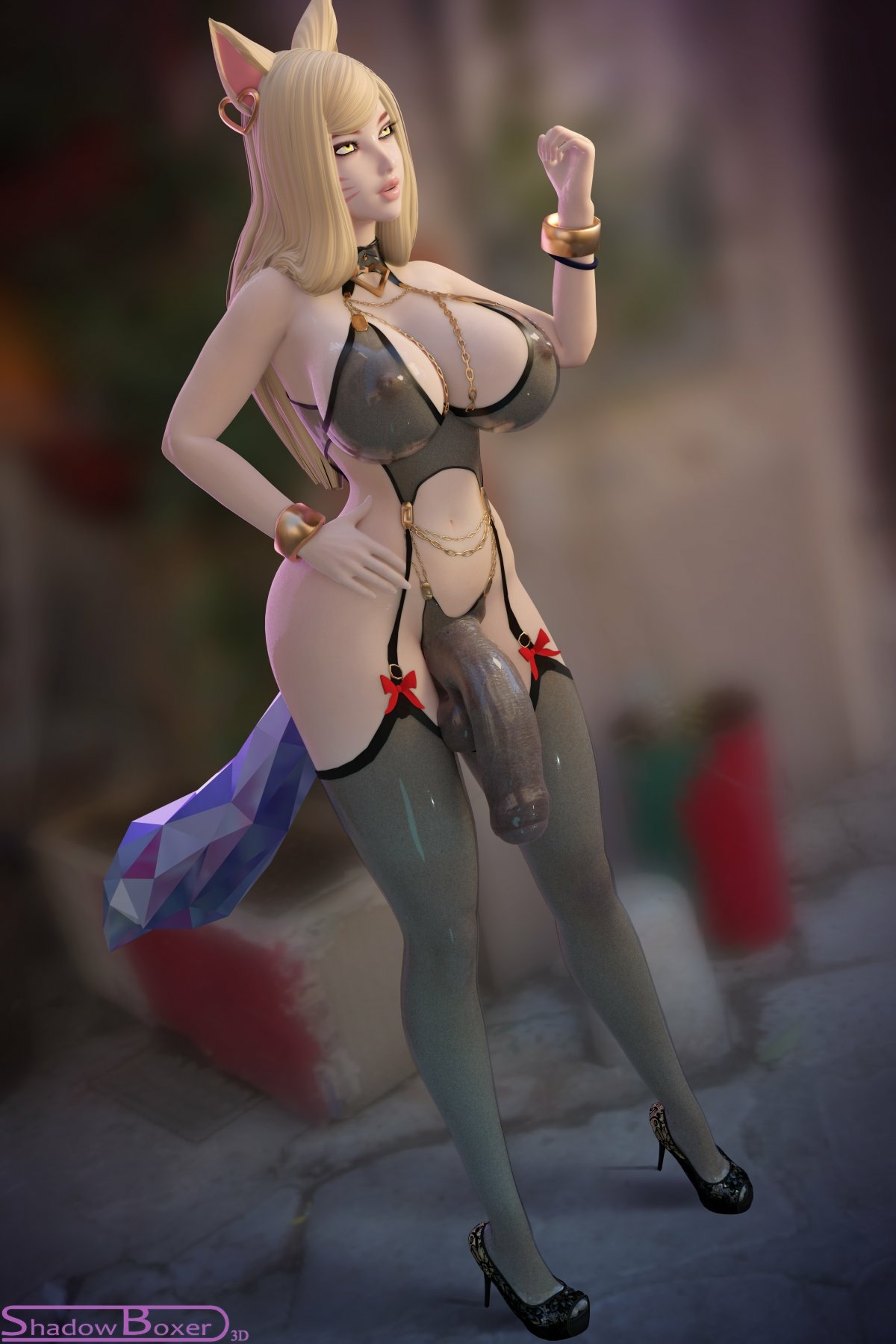 👀👀Ahri 🍆 Ahri League Of Legends Futanari Futa Big Dick Dick Lingerie Boobs Big boobs Cake Ass Big Ass Big Tits Tits Sexy Horny Face Horny 3d Porn