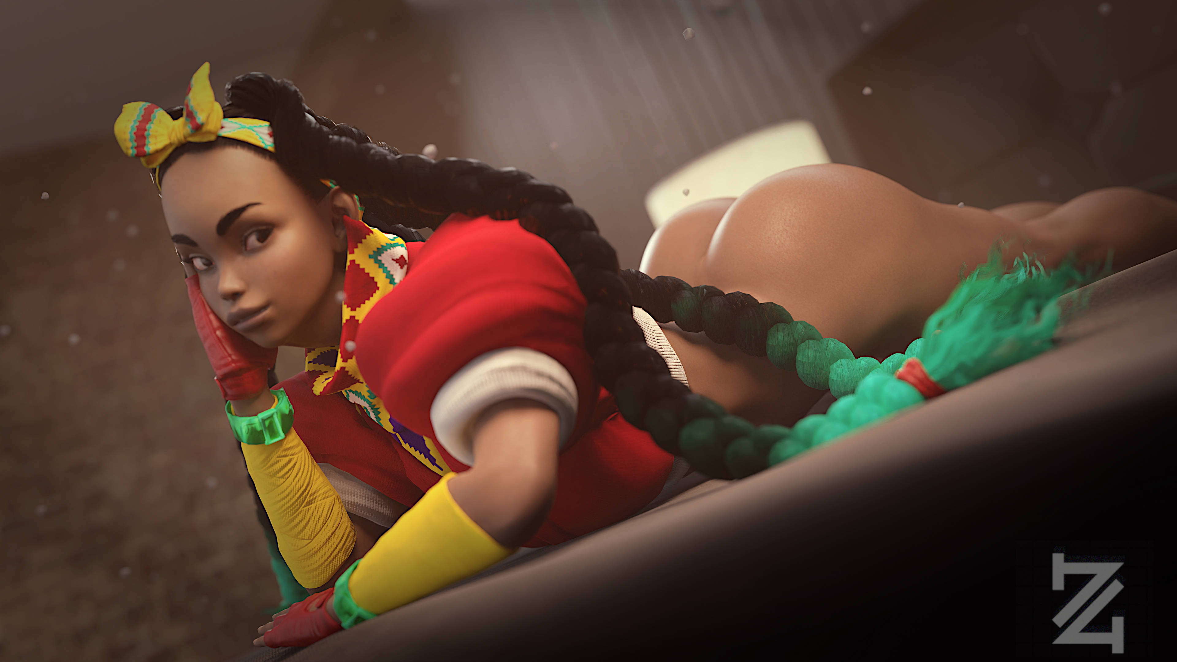 Kimberly The Ninja-Star Kimberly Jackson Street Fighter Kimberly (street Fighter) Kimberly (sf6) Street Fighter 6 Riding Cum Facial Cum In Face