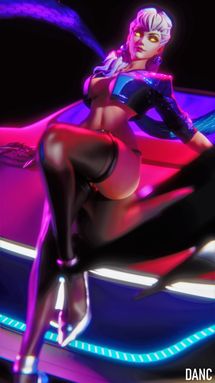 EVELYNN FANART K/da K/da Evelynn League Of Legends Blendernsfw